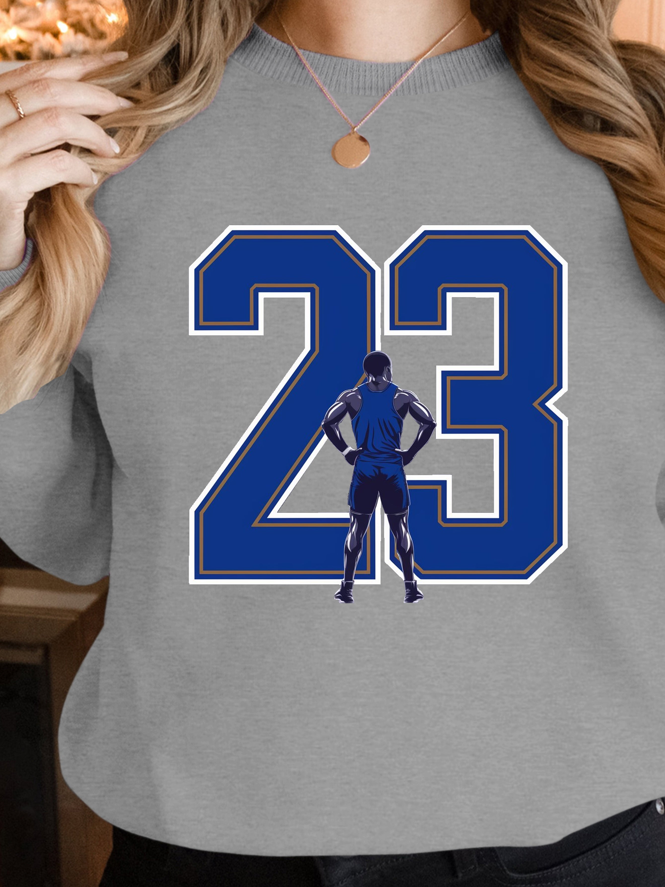 Athlete with number 23 women's sweatshirts