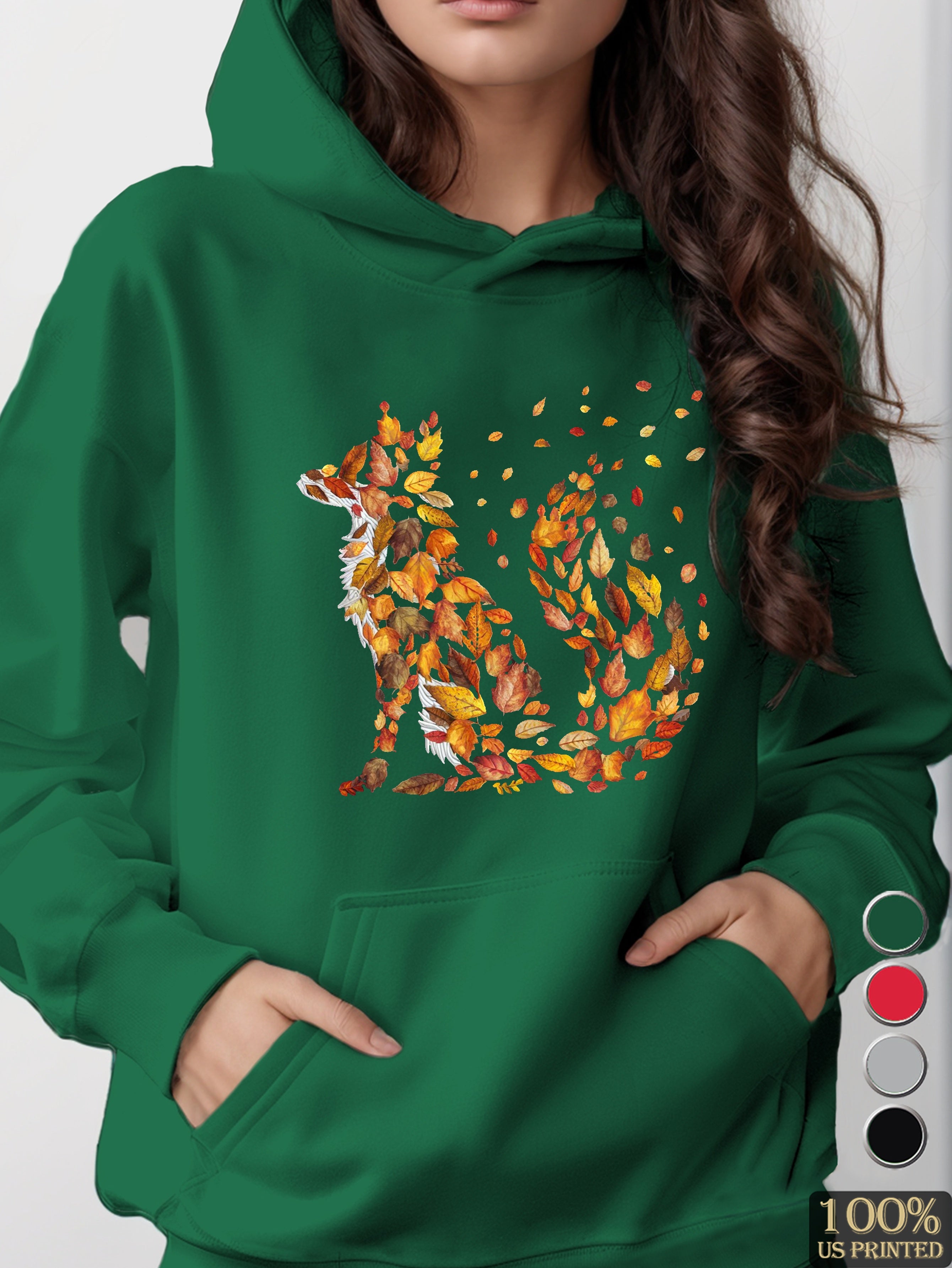 graphic women's hooded sweatshirt