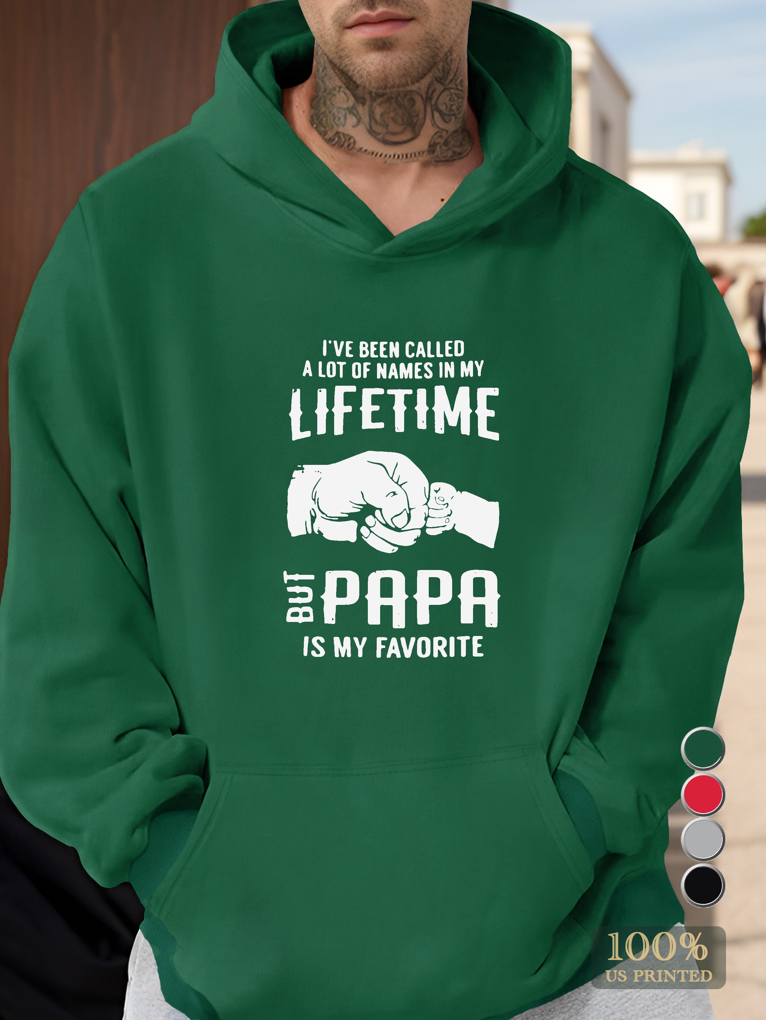 PAPA Men's hooded sweatshirt