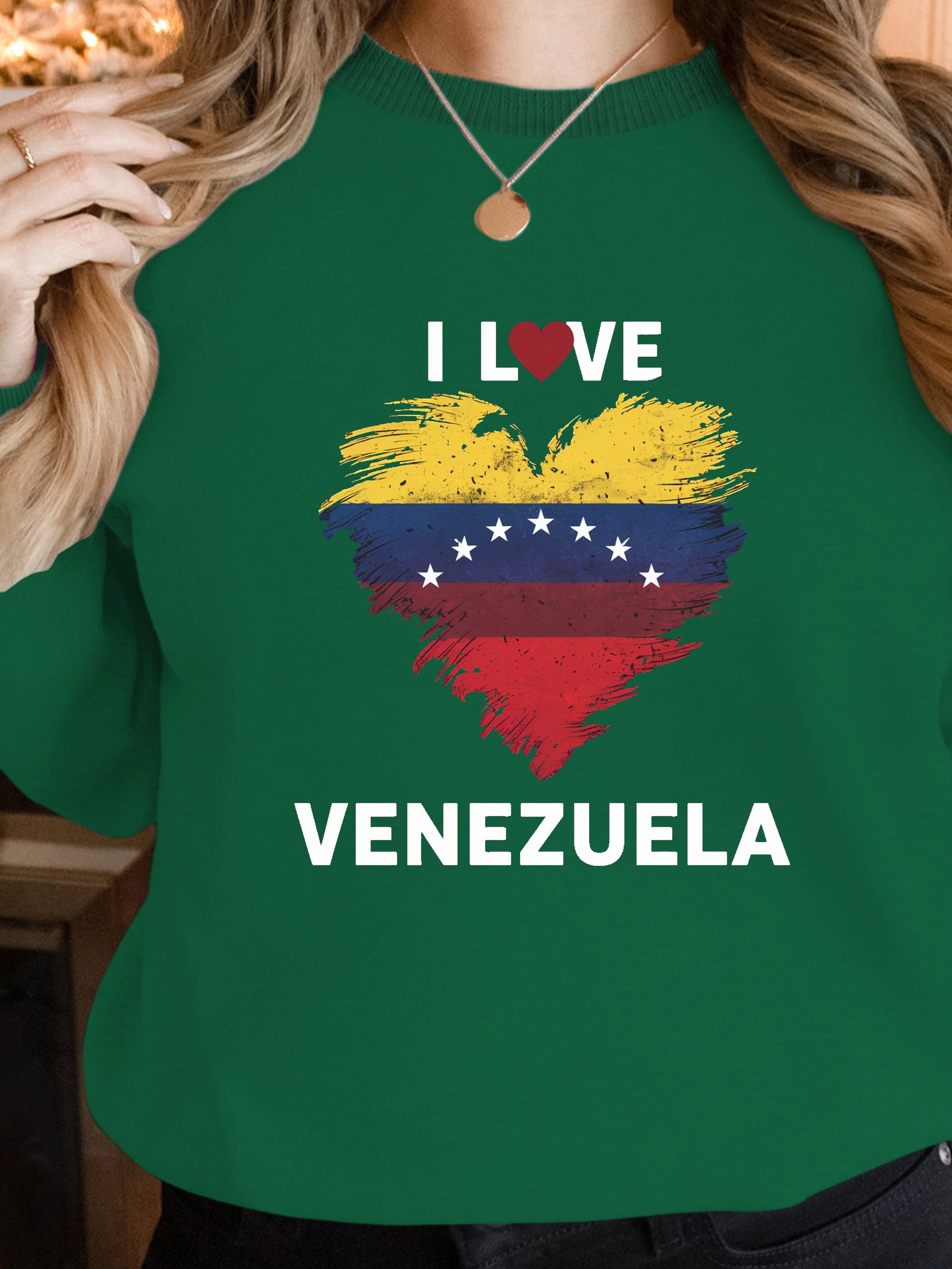 I LOVE VENEZUELA women's sweatshirts