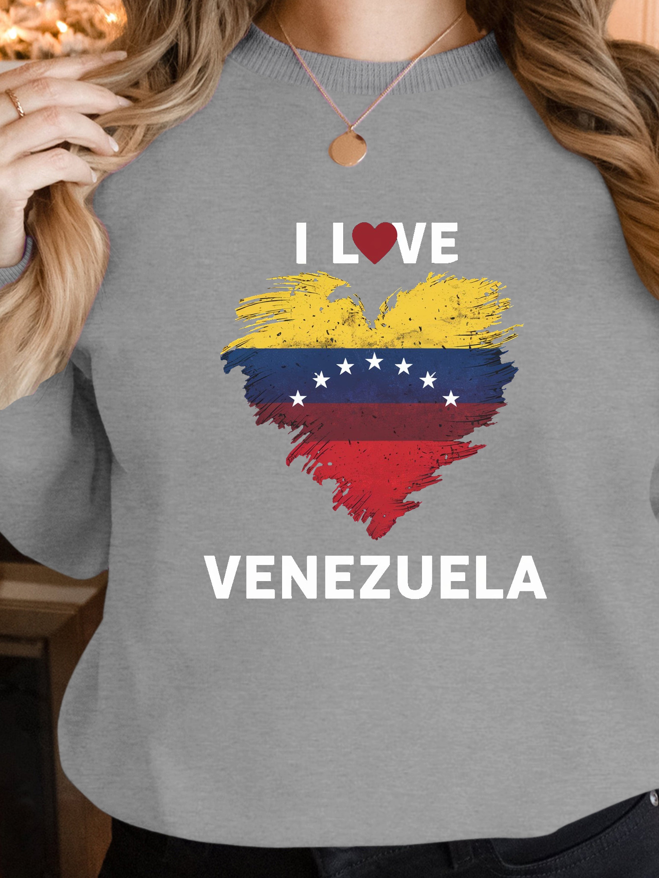 I LOVE VENEZUELA women's sweatshirts