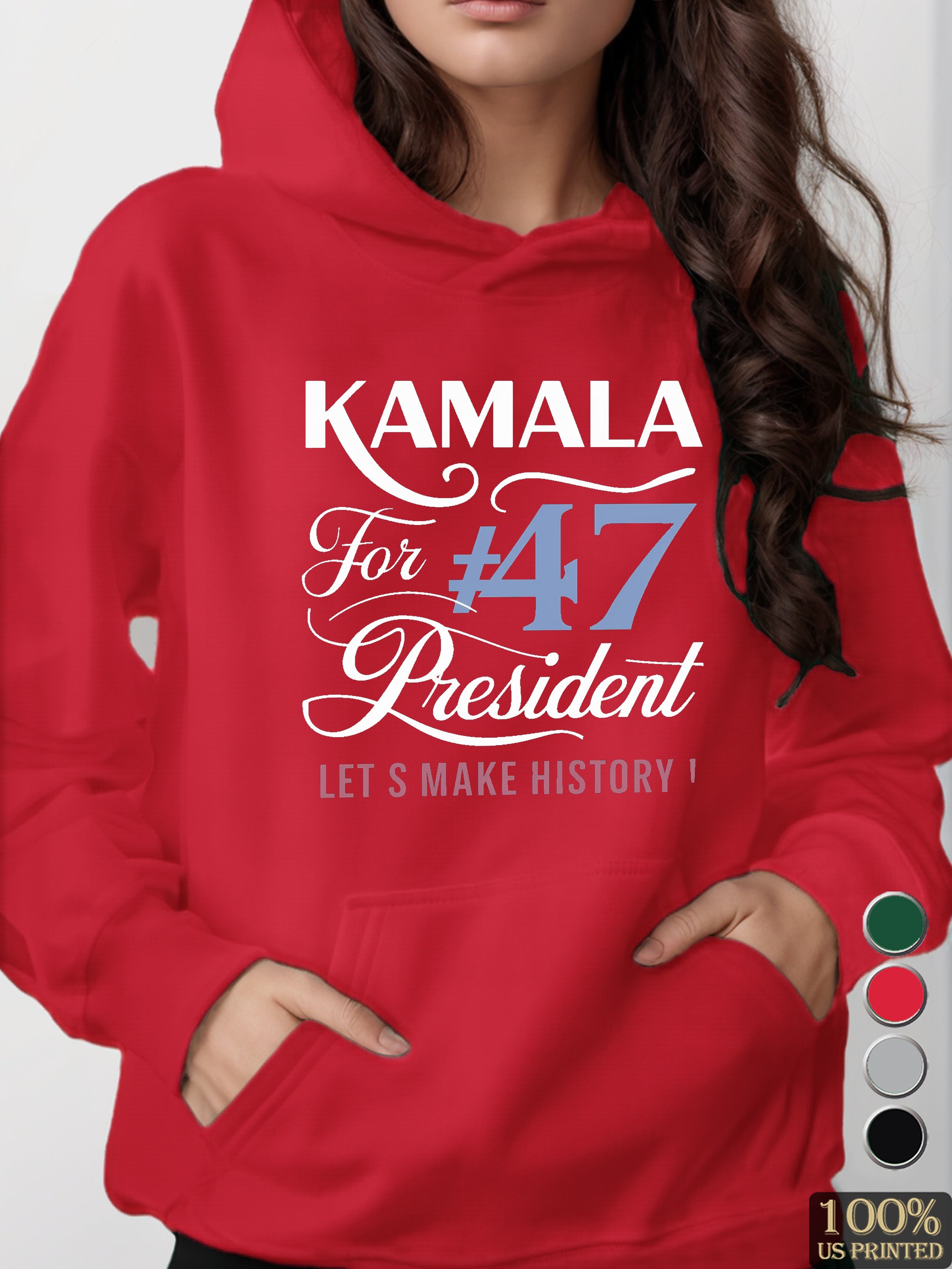 KAMALA for President 47 women's hooded sweatshirt