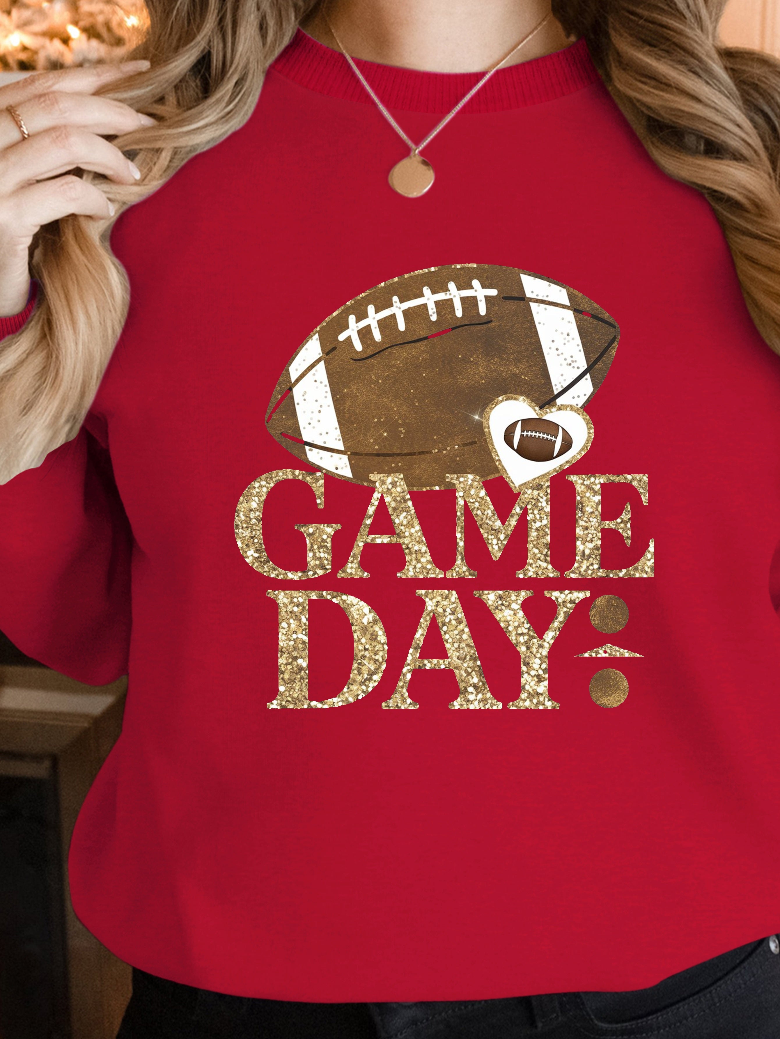 Vintage football graphic design women's sweatshirts