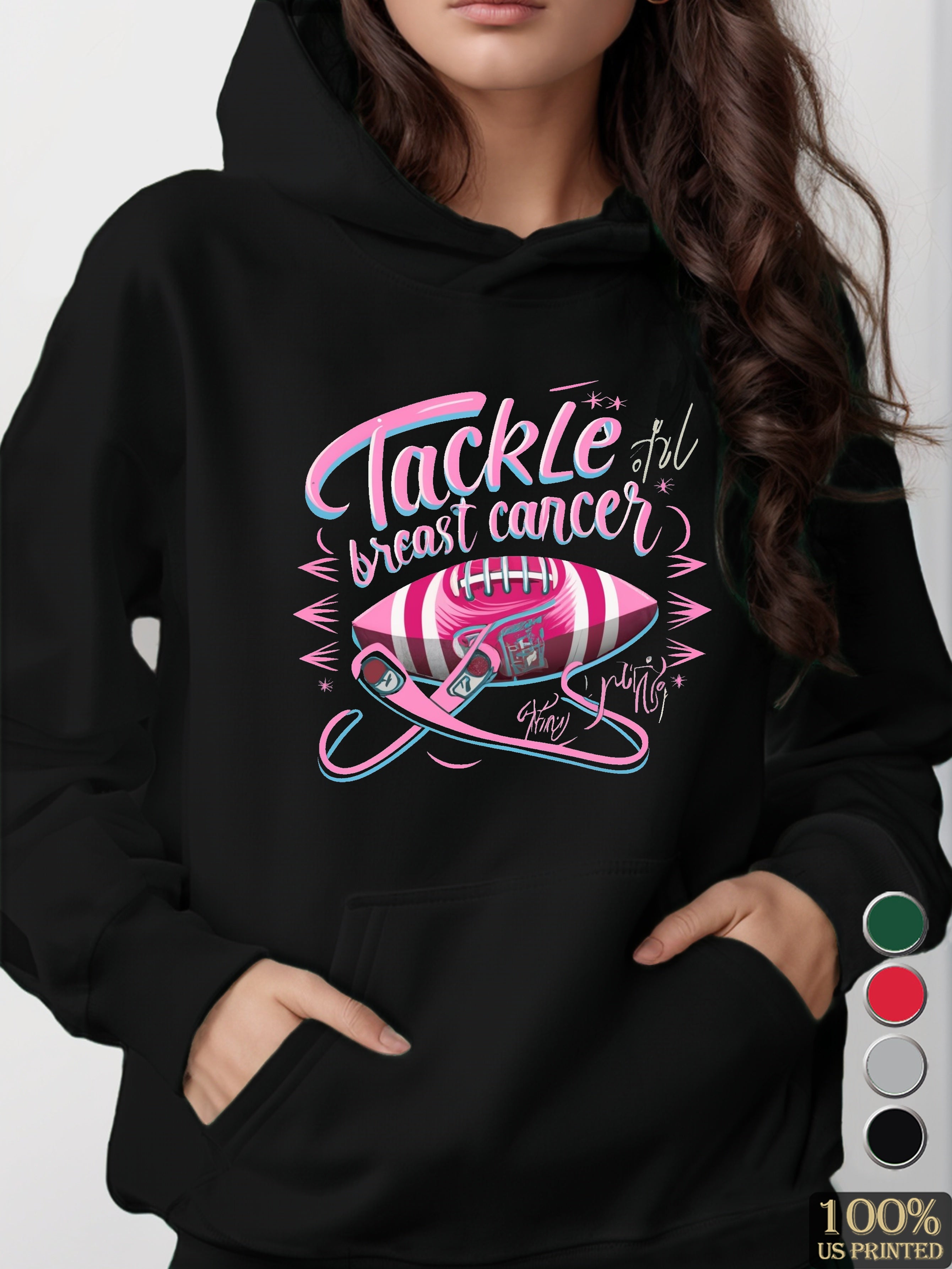 graphic women's hooded sweatshirt