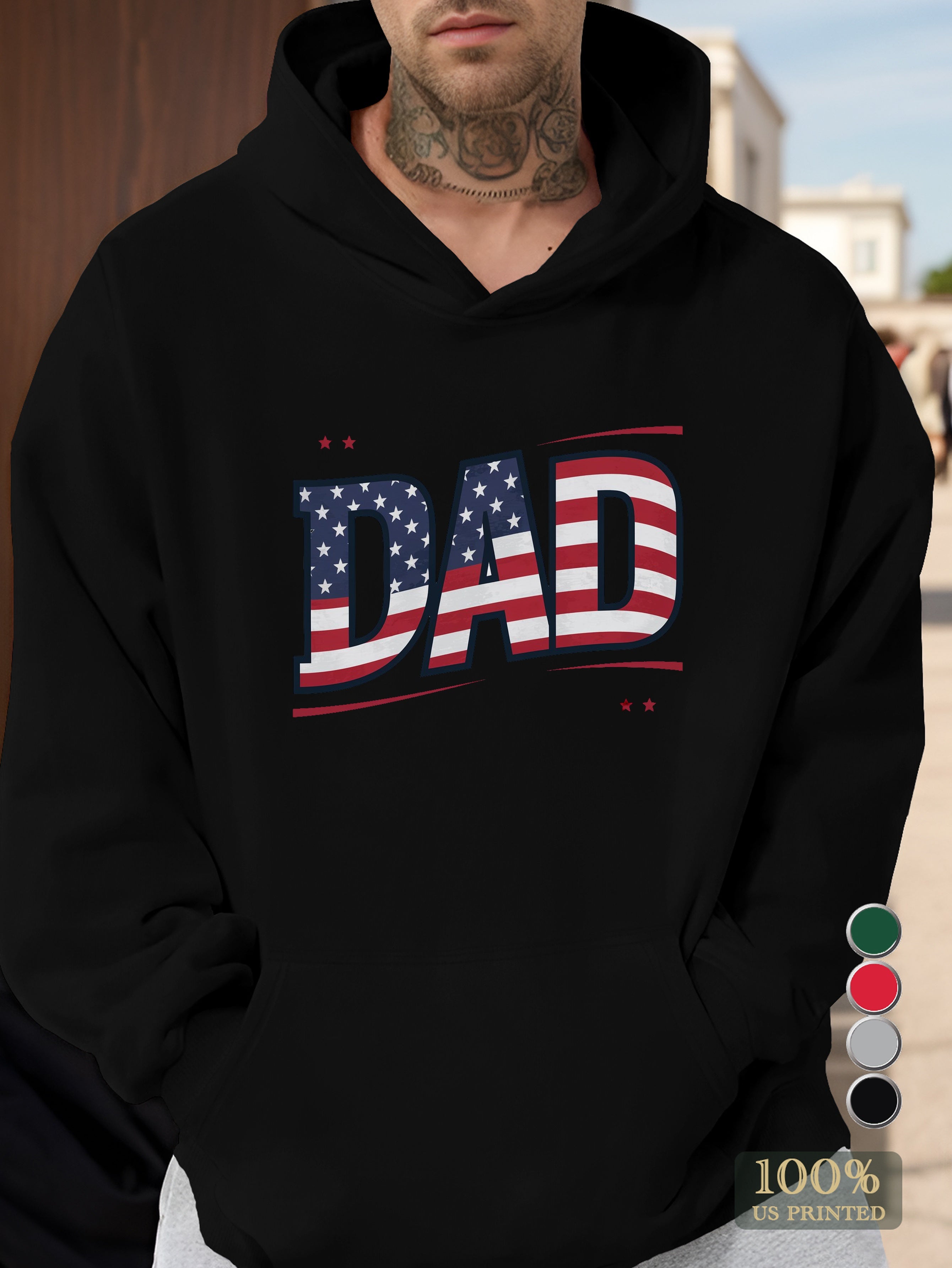 American DAD Men's hooded sweatshirt