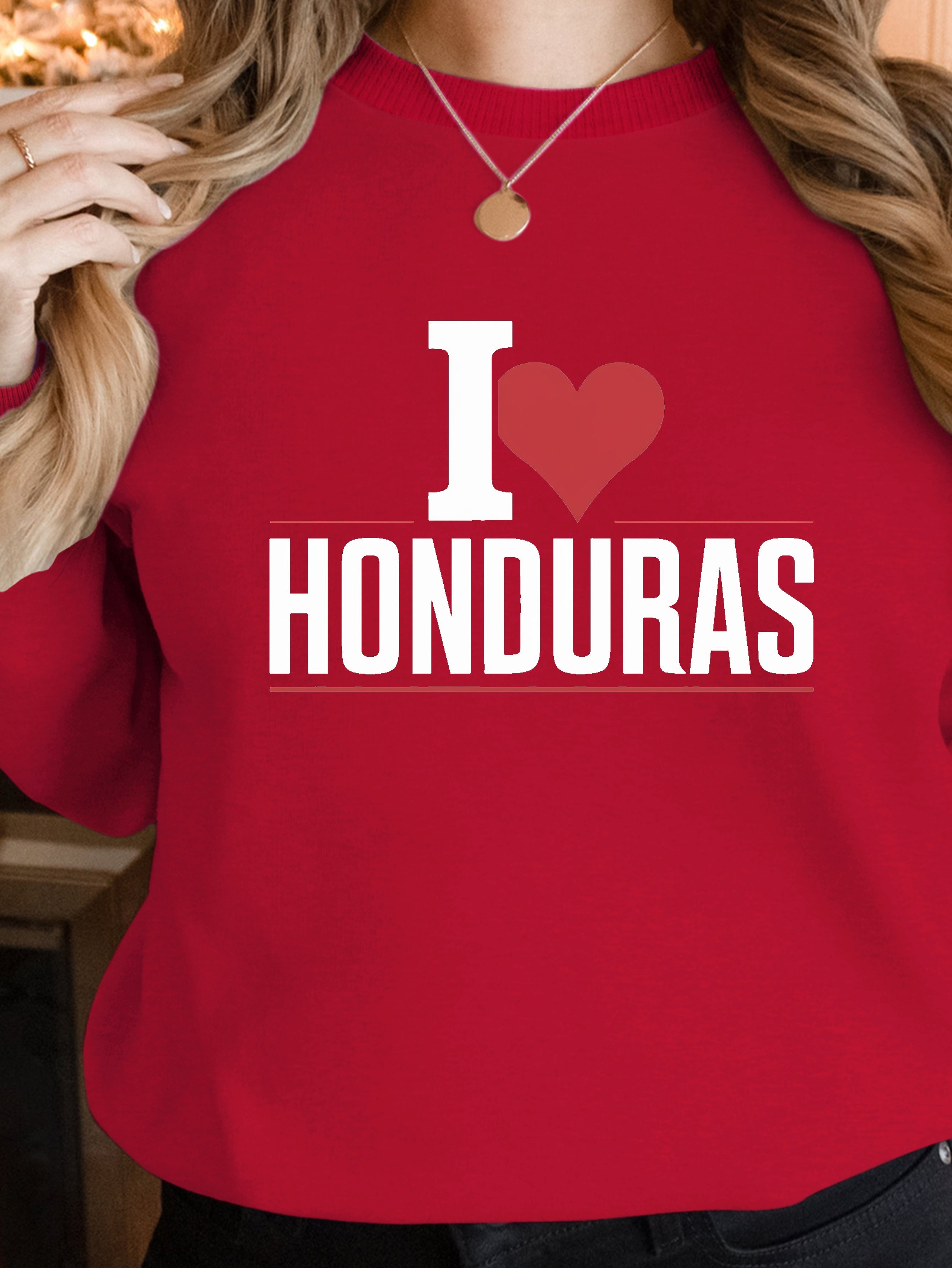 I heart HONDURAS women's sweatshirts