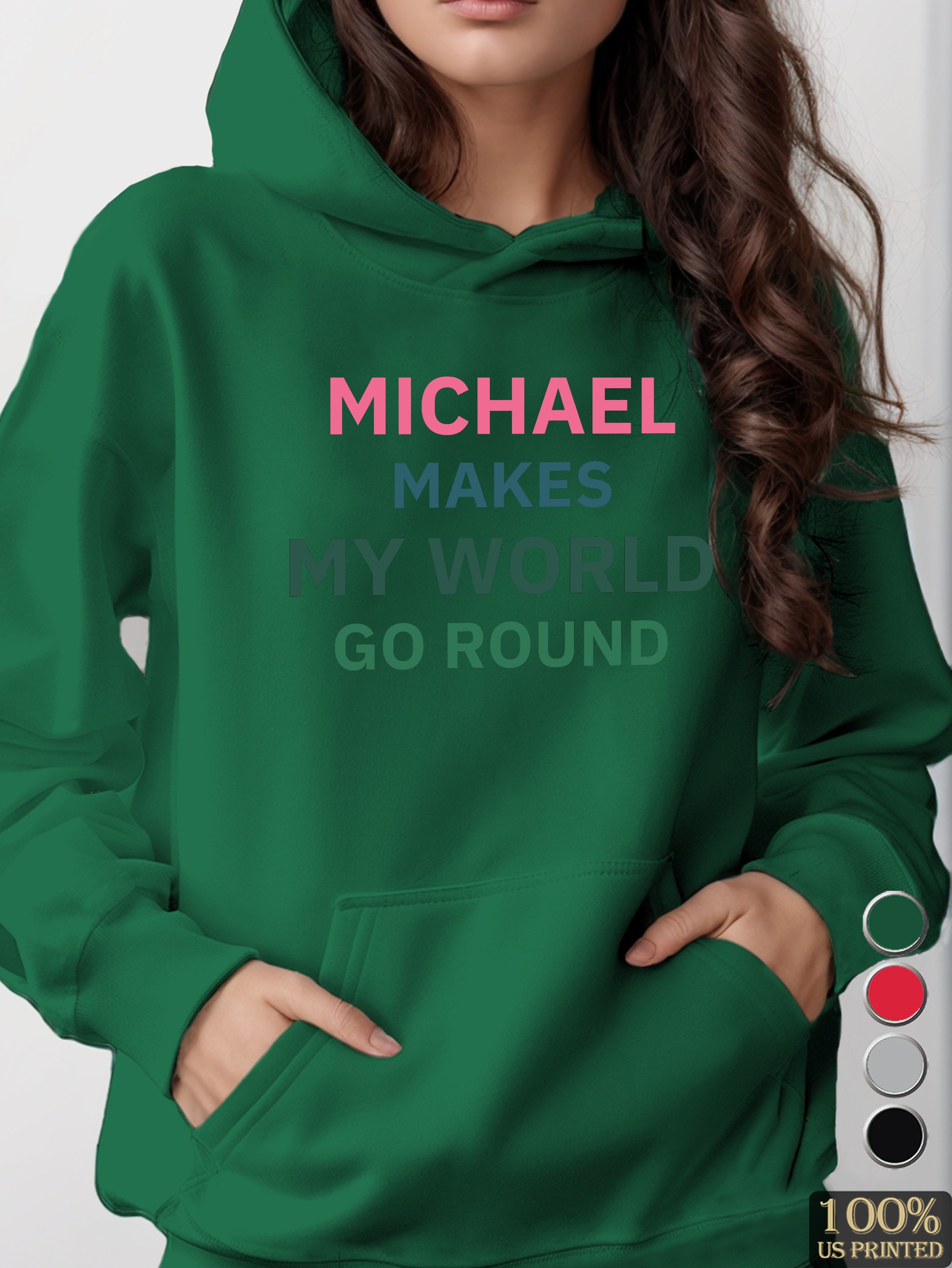 graphic women's hooded sweatshirt