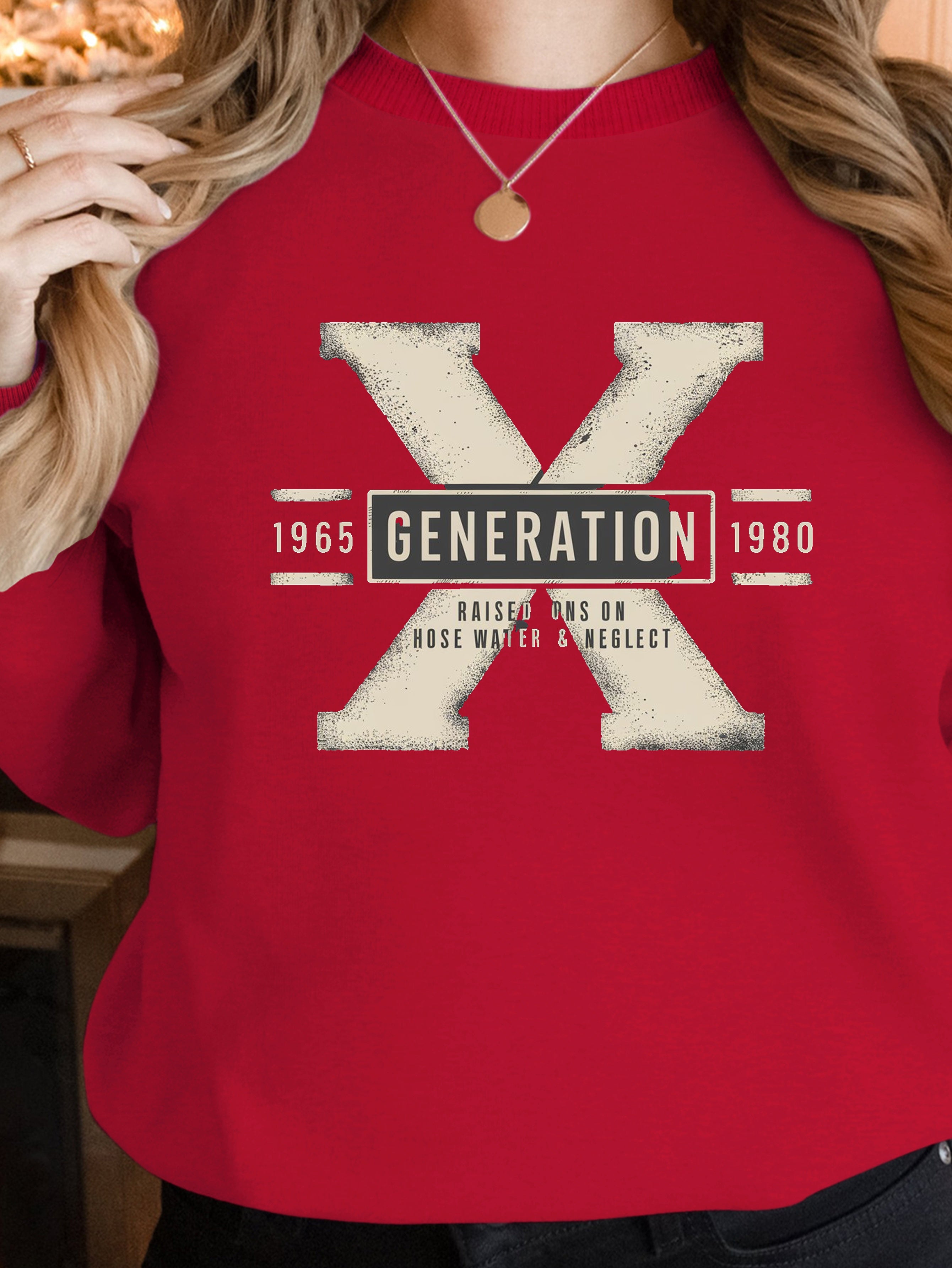 GENERATION X illustration women's sweatshirts