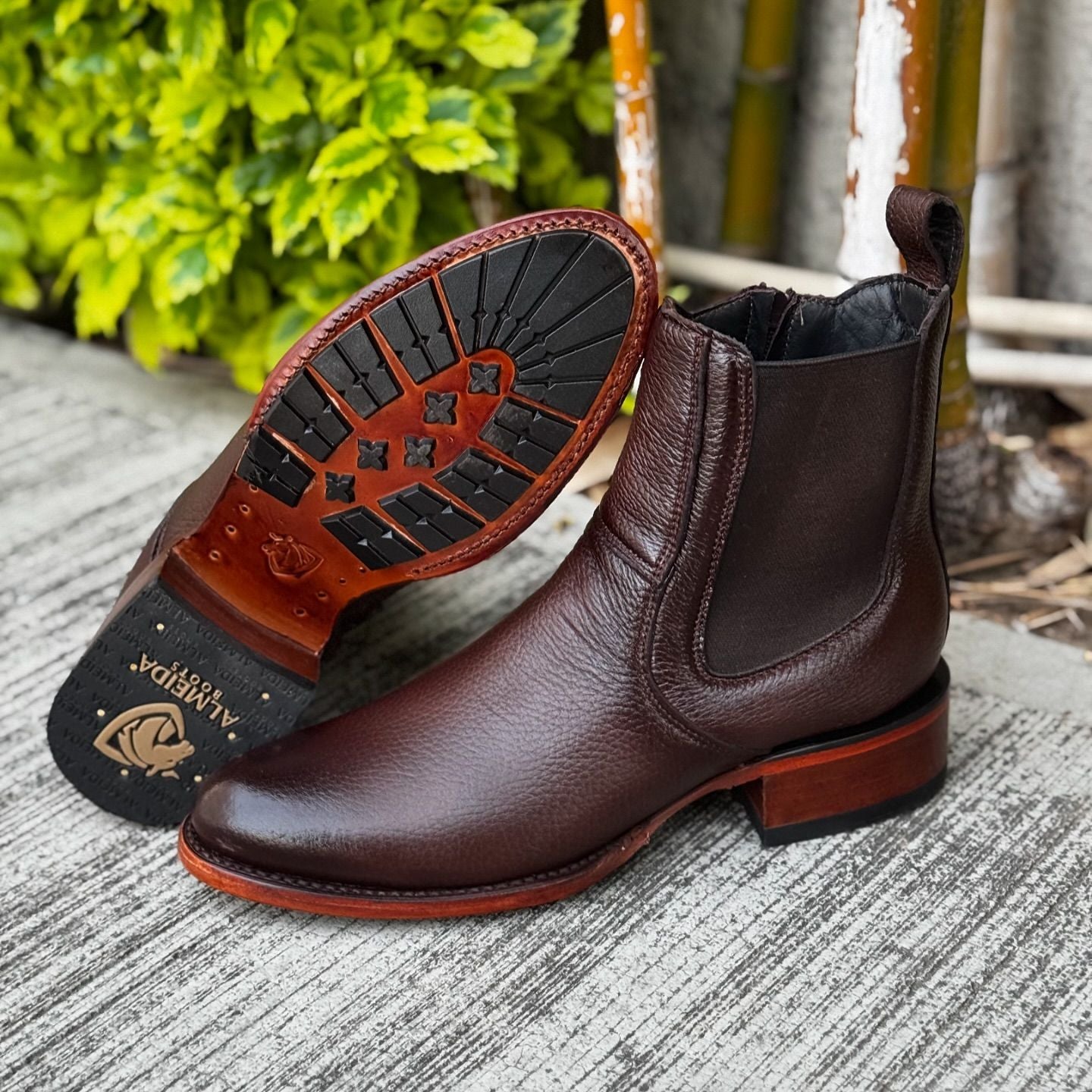 Deerskin Original Lucchese Bootie