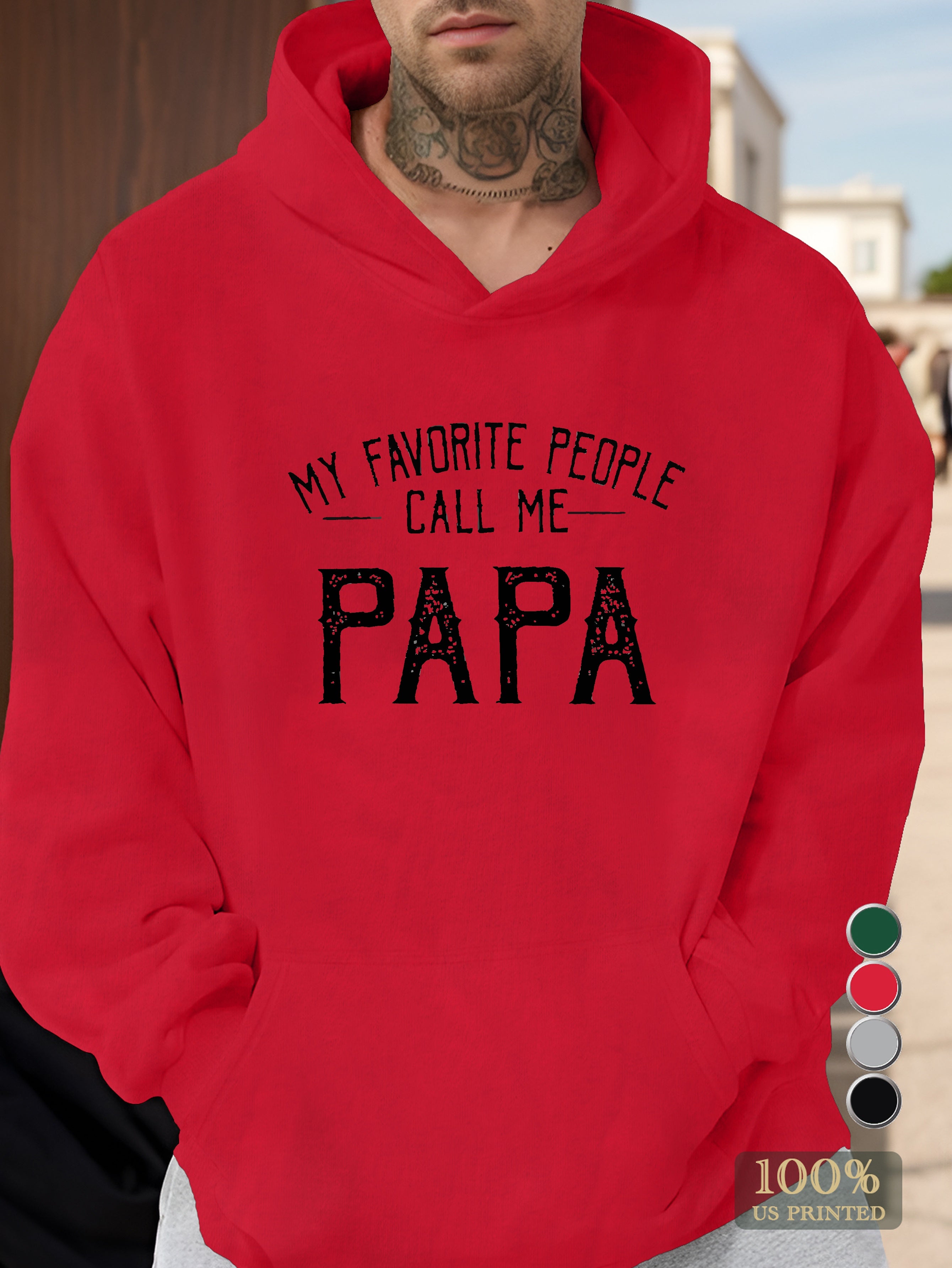 papa Men's hooded sweatshirt