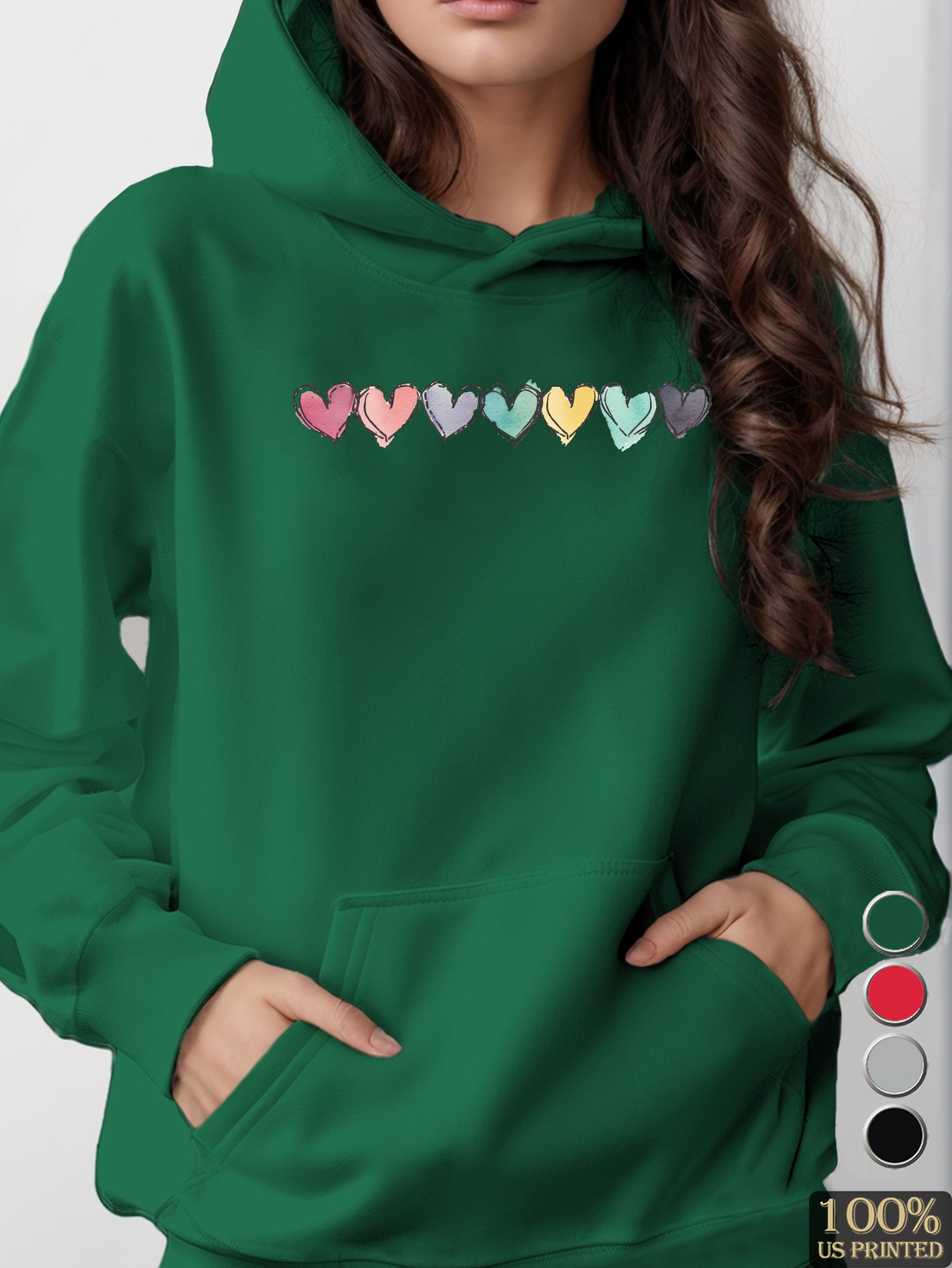 graphic women's hooded sweatshirt