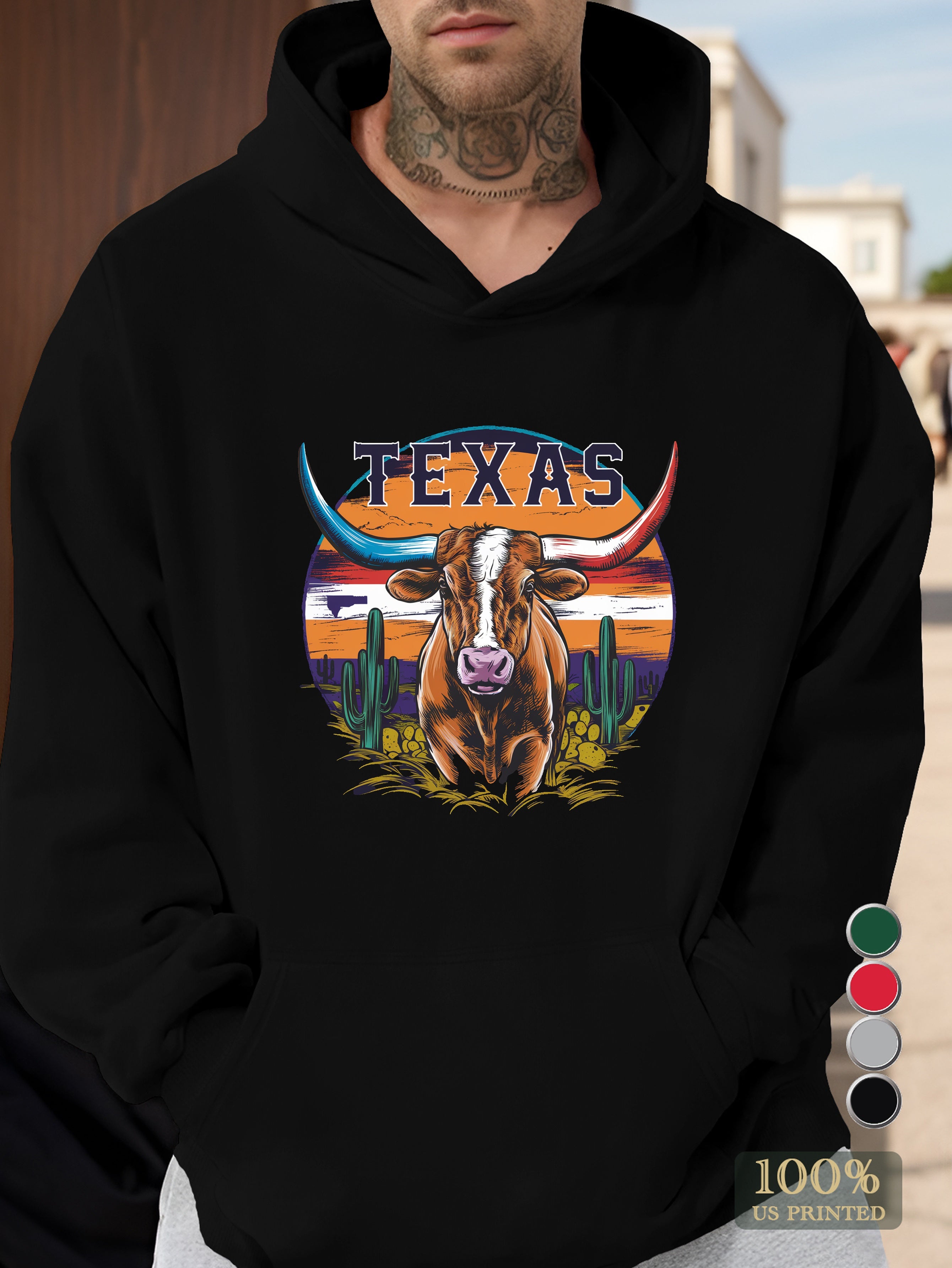 texas Men's hooded sweatshirt
