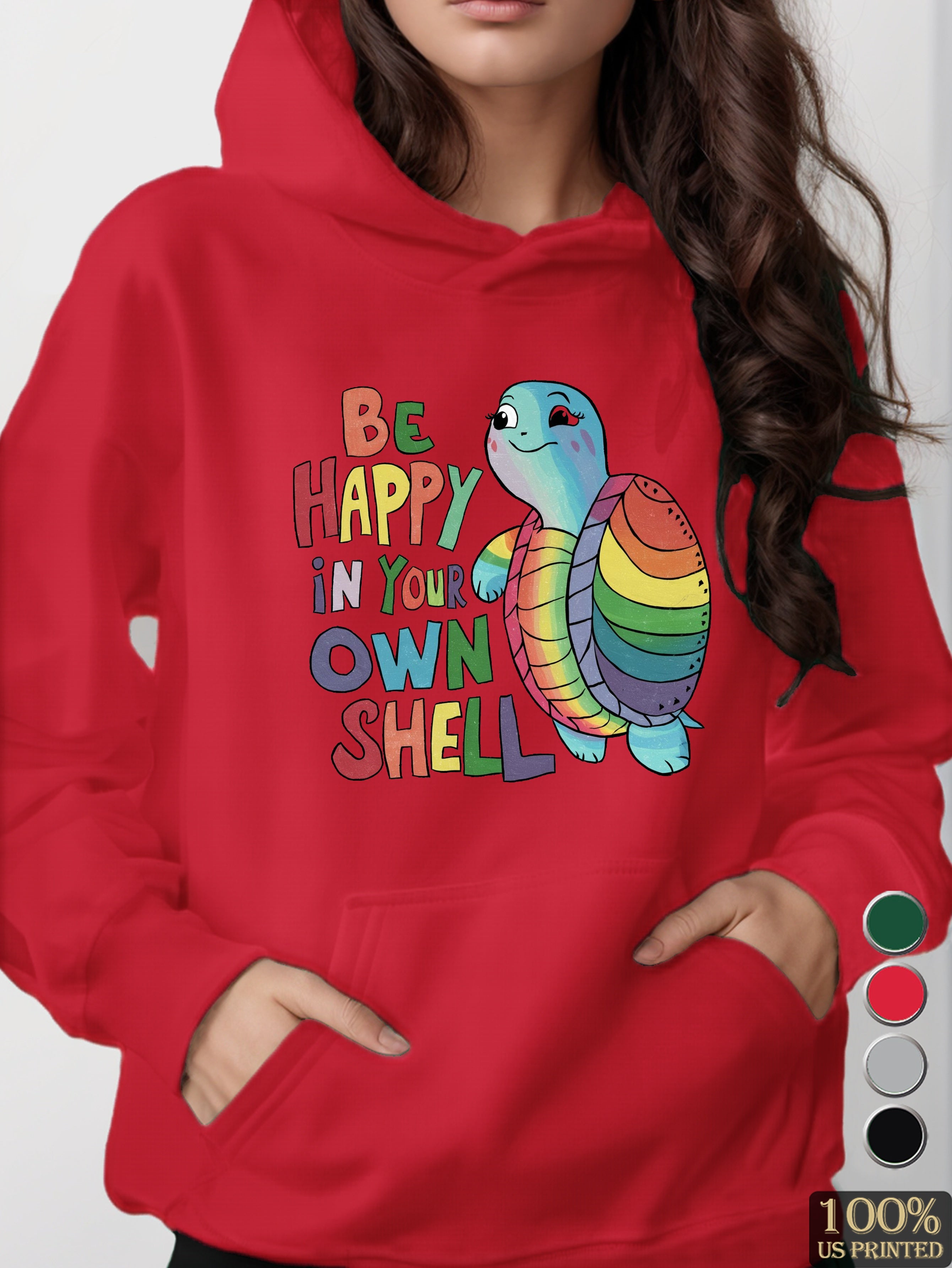 graphic women's hooded sweatshirt