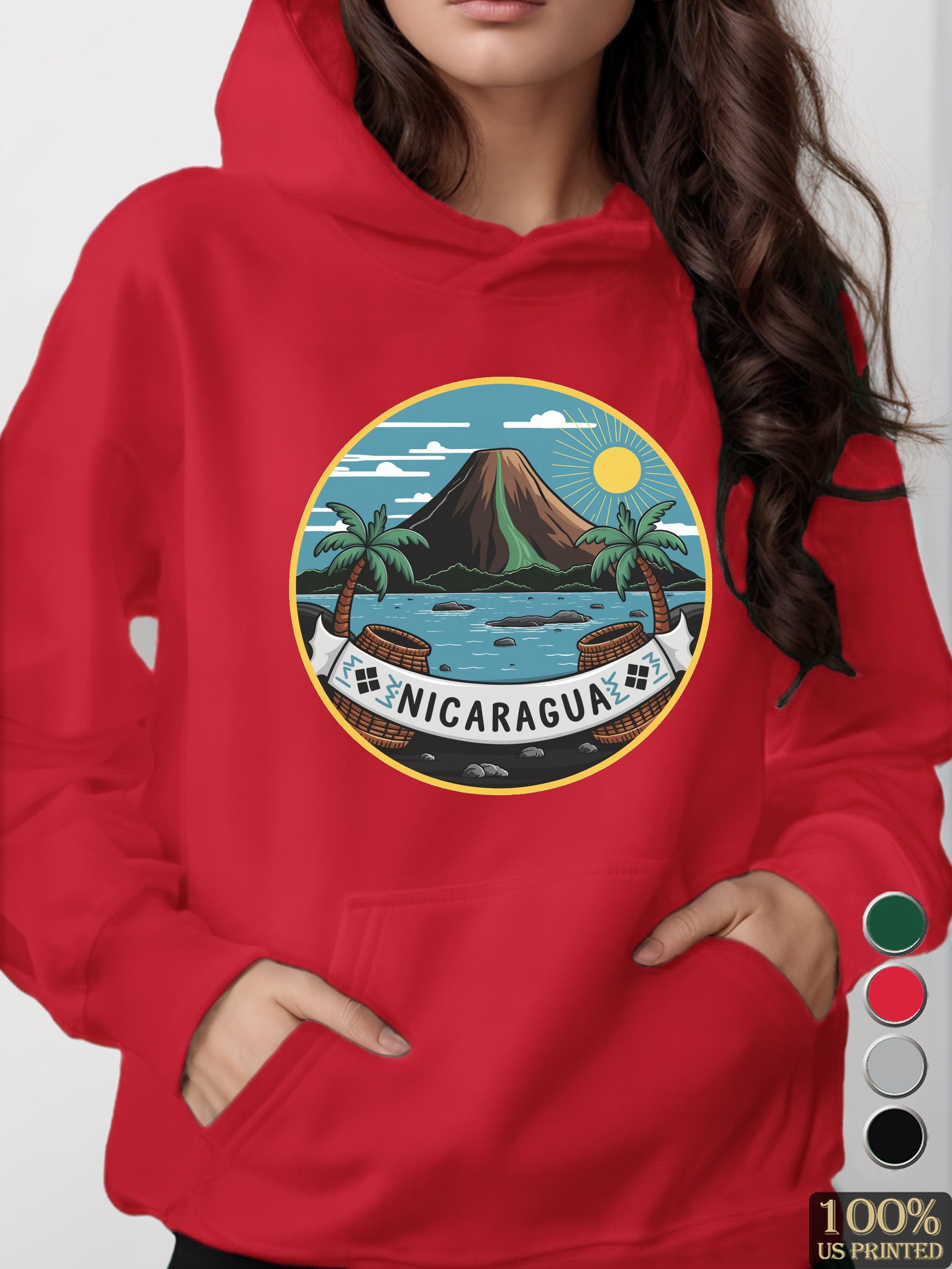 NICARAGUA women's hooded sweatshirt