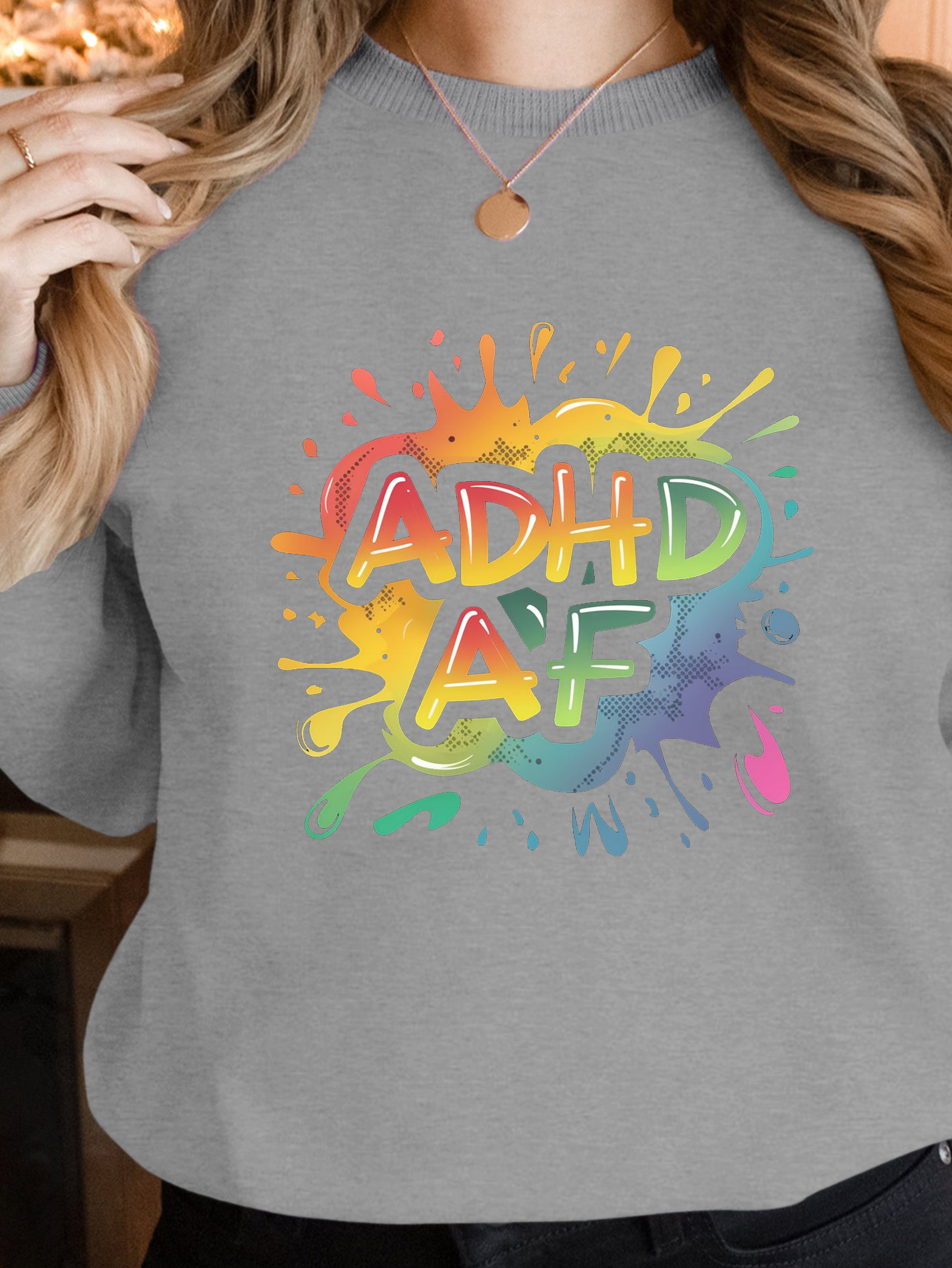 Vibrant ADHD Energy women's sweatshirts