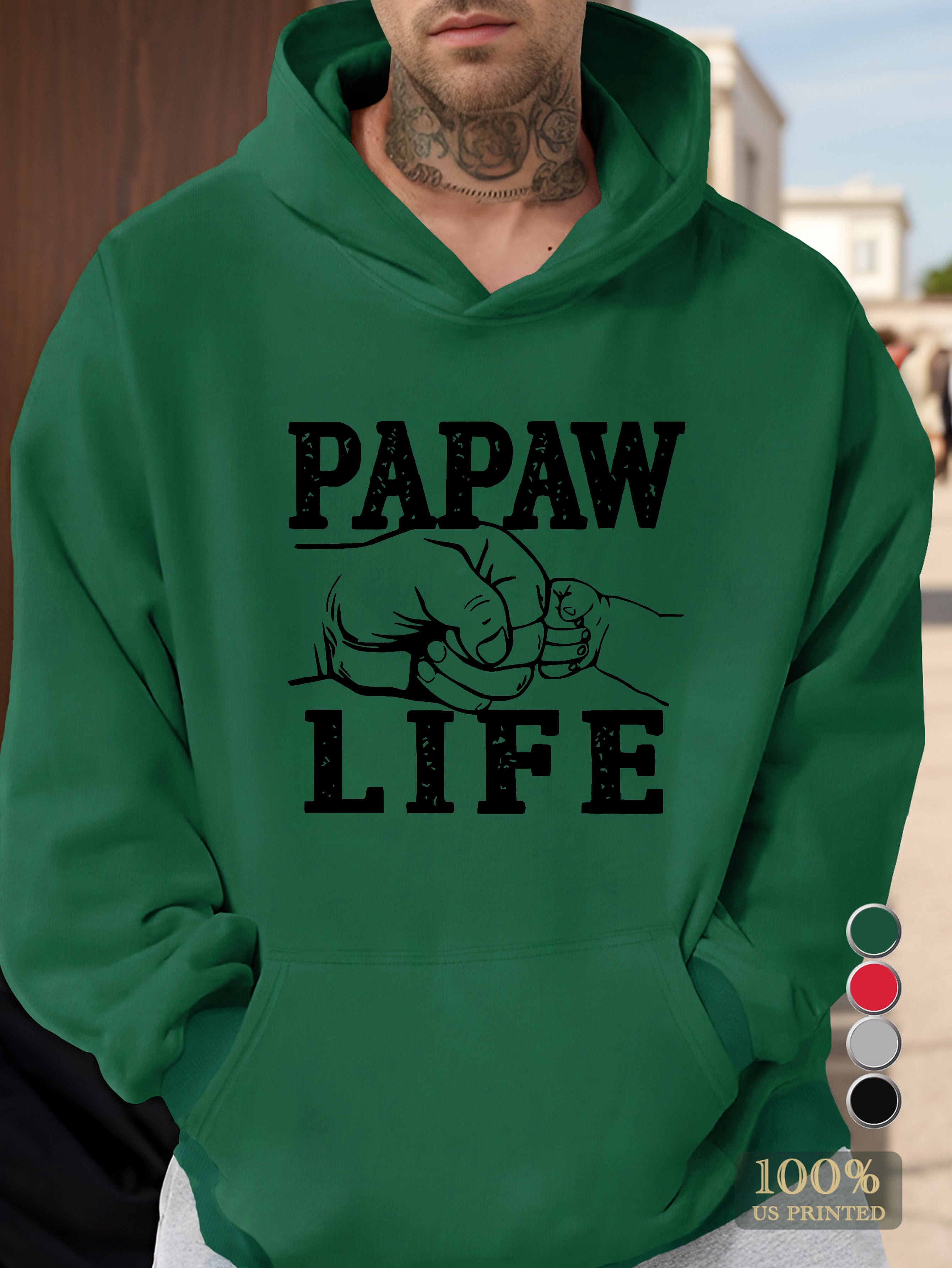 PAPAW LIFE Men's hooded sweatshirt