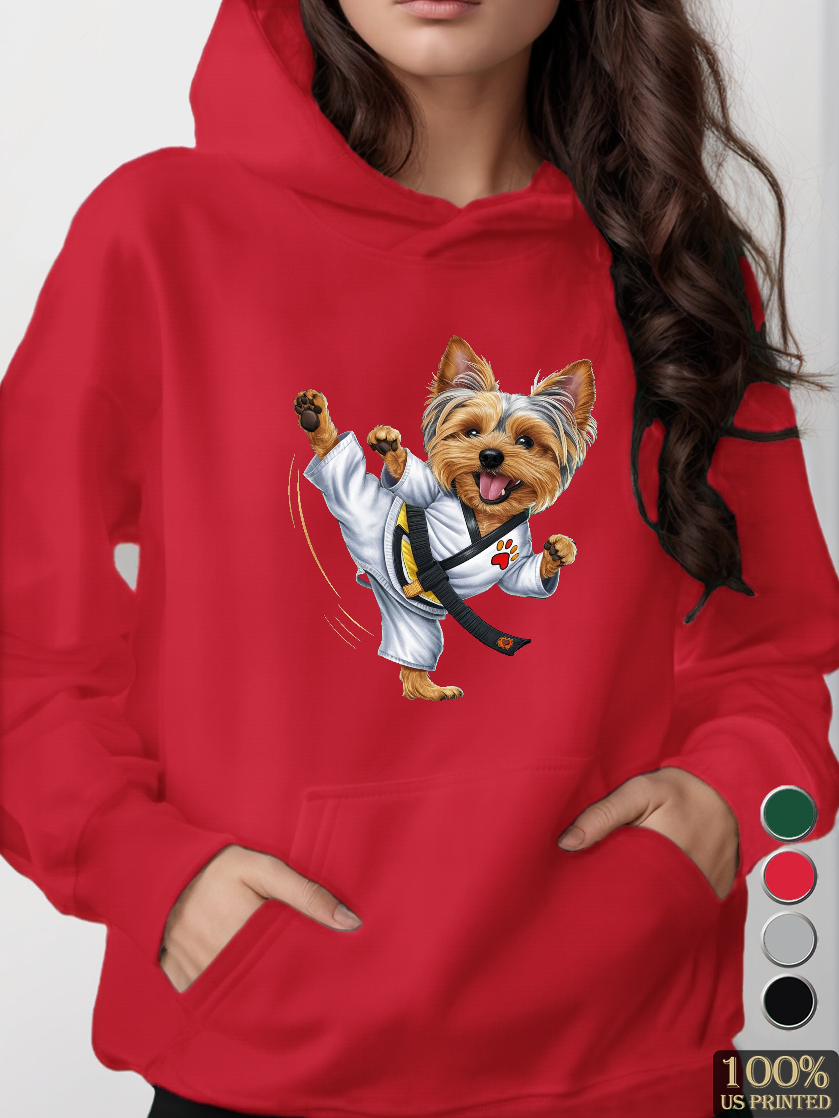 graphic women's hooded sweatshirt