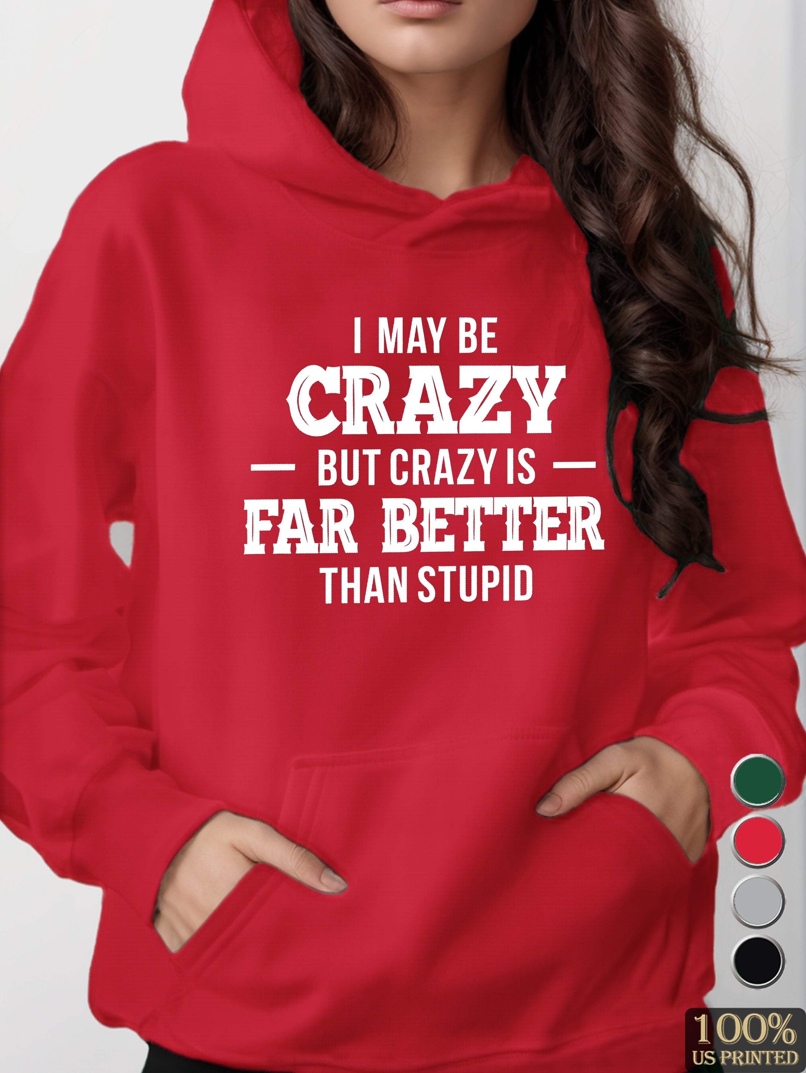 graphic women's hooded sweatshirt