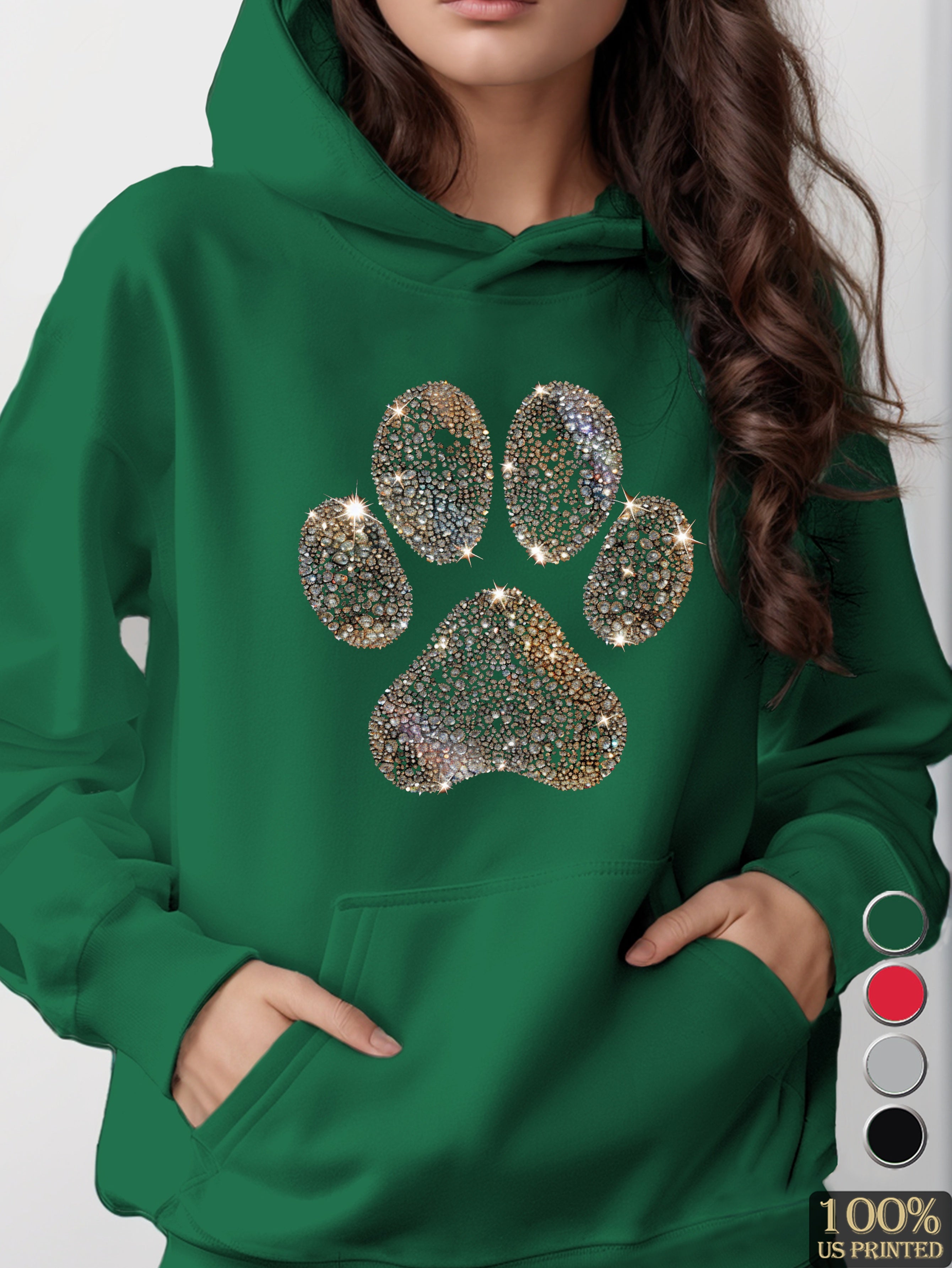graphic women's hooded sweatshirt