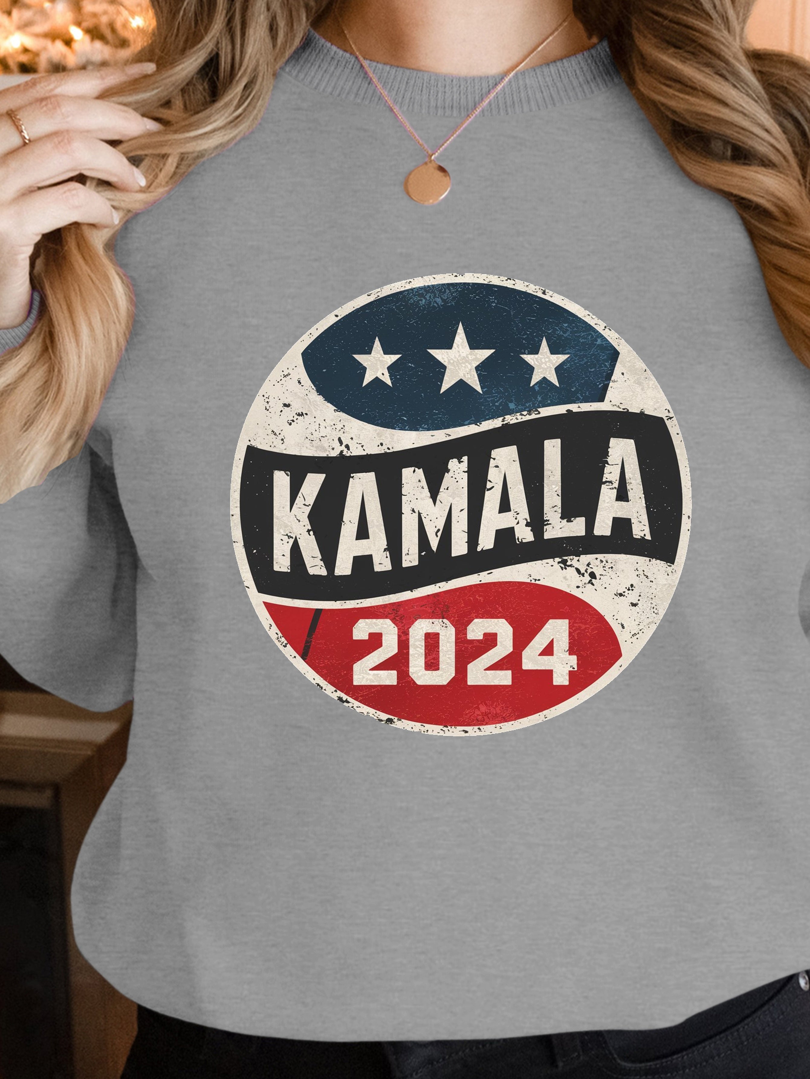 KAMALA emblem women's sweatshirts