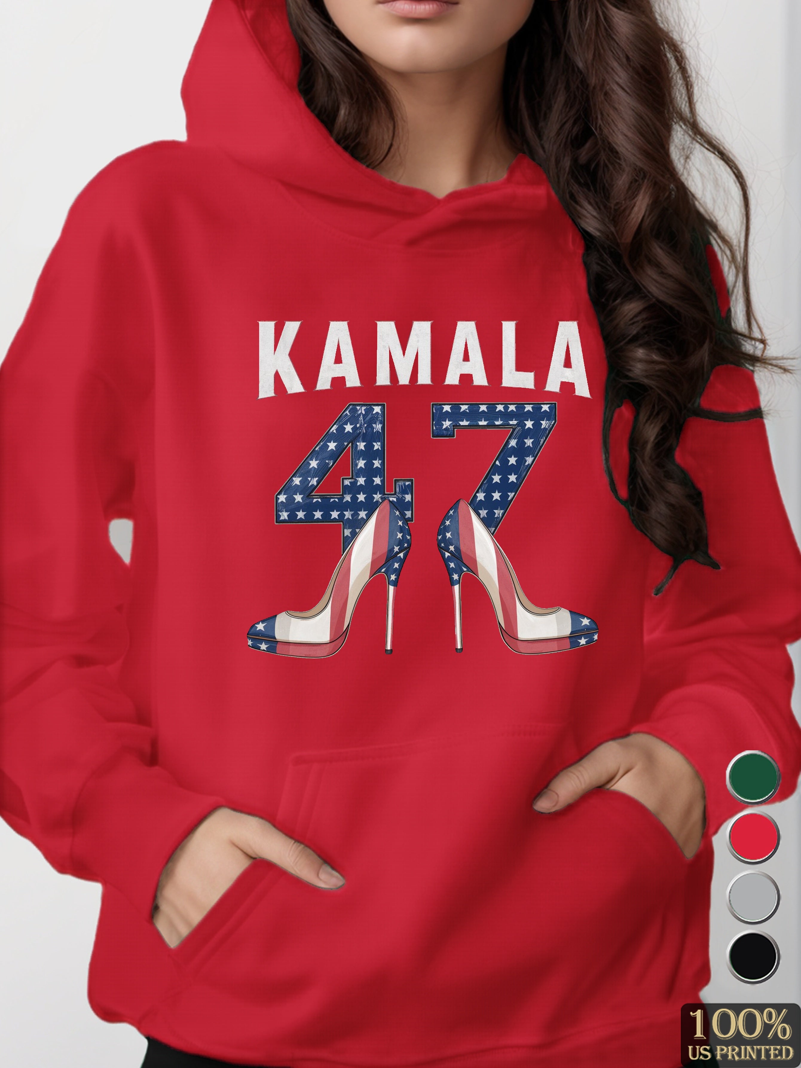 KAMALA 47 high heeled shoes women's hooded sweatshirt