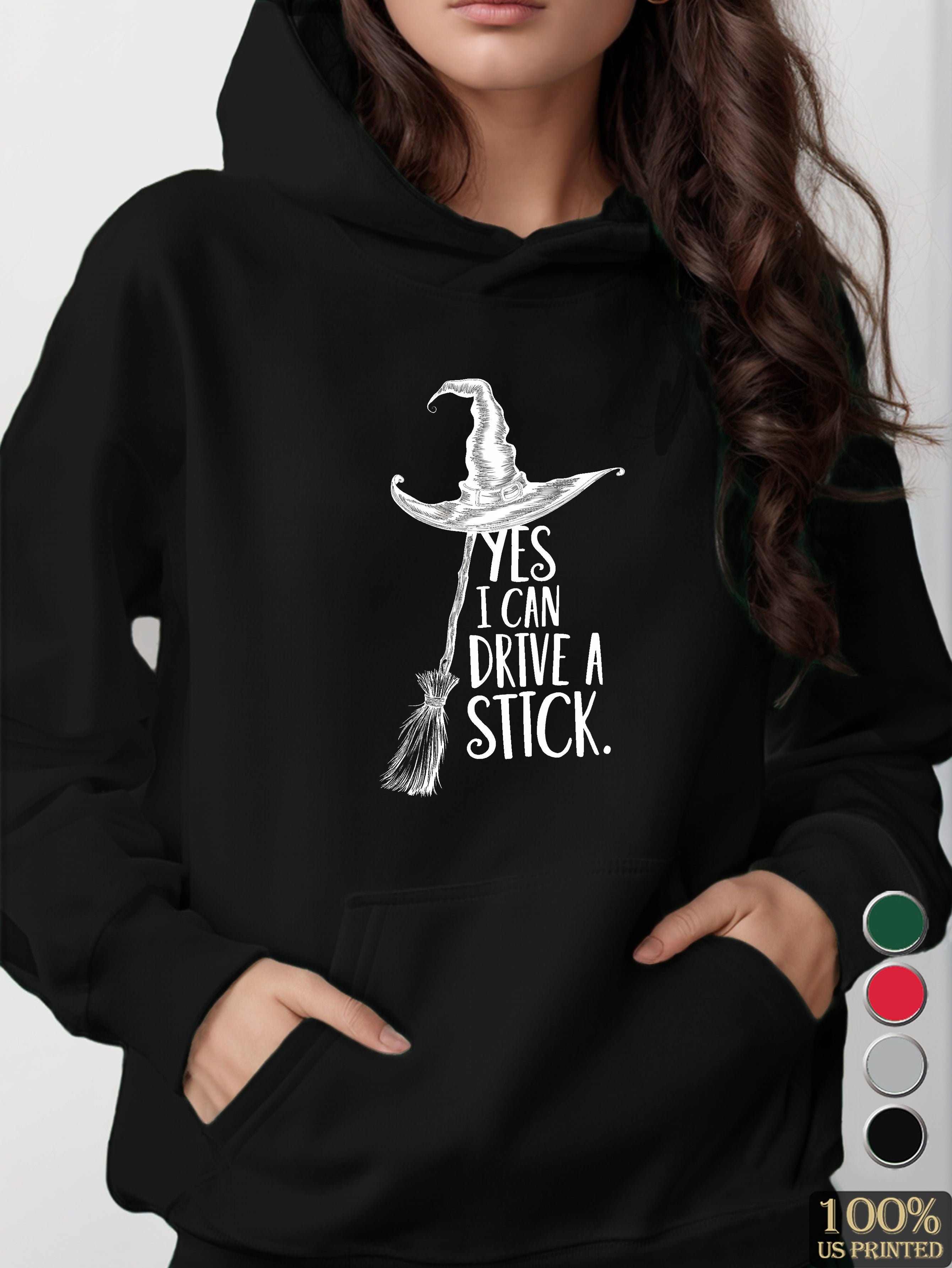 graphic women's hooded sweatshirt