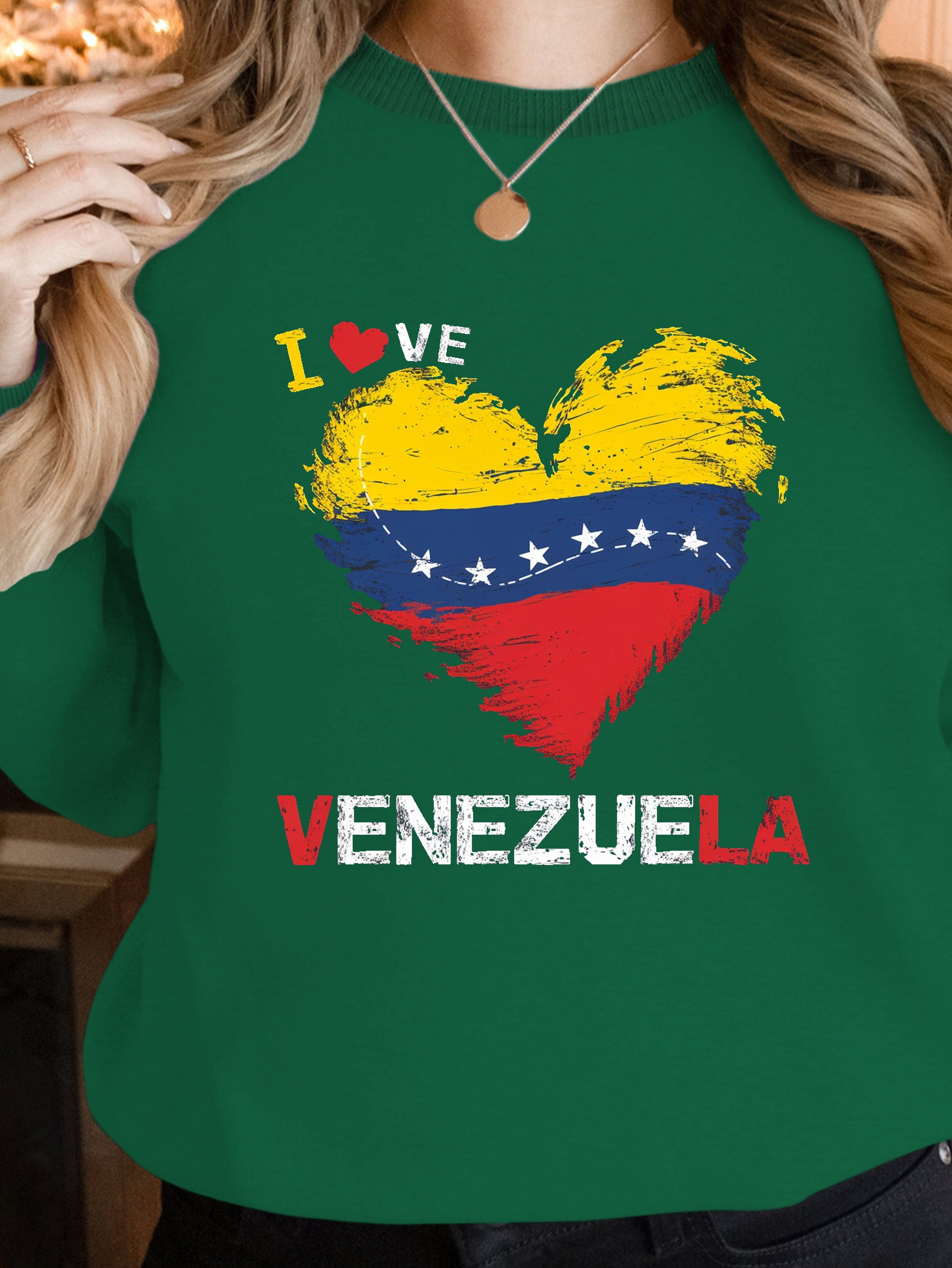 I LOVE VENEZUELA women's sweatshirts