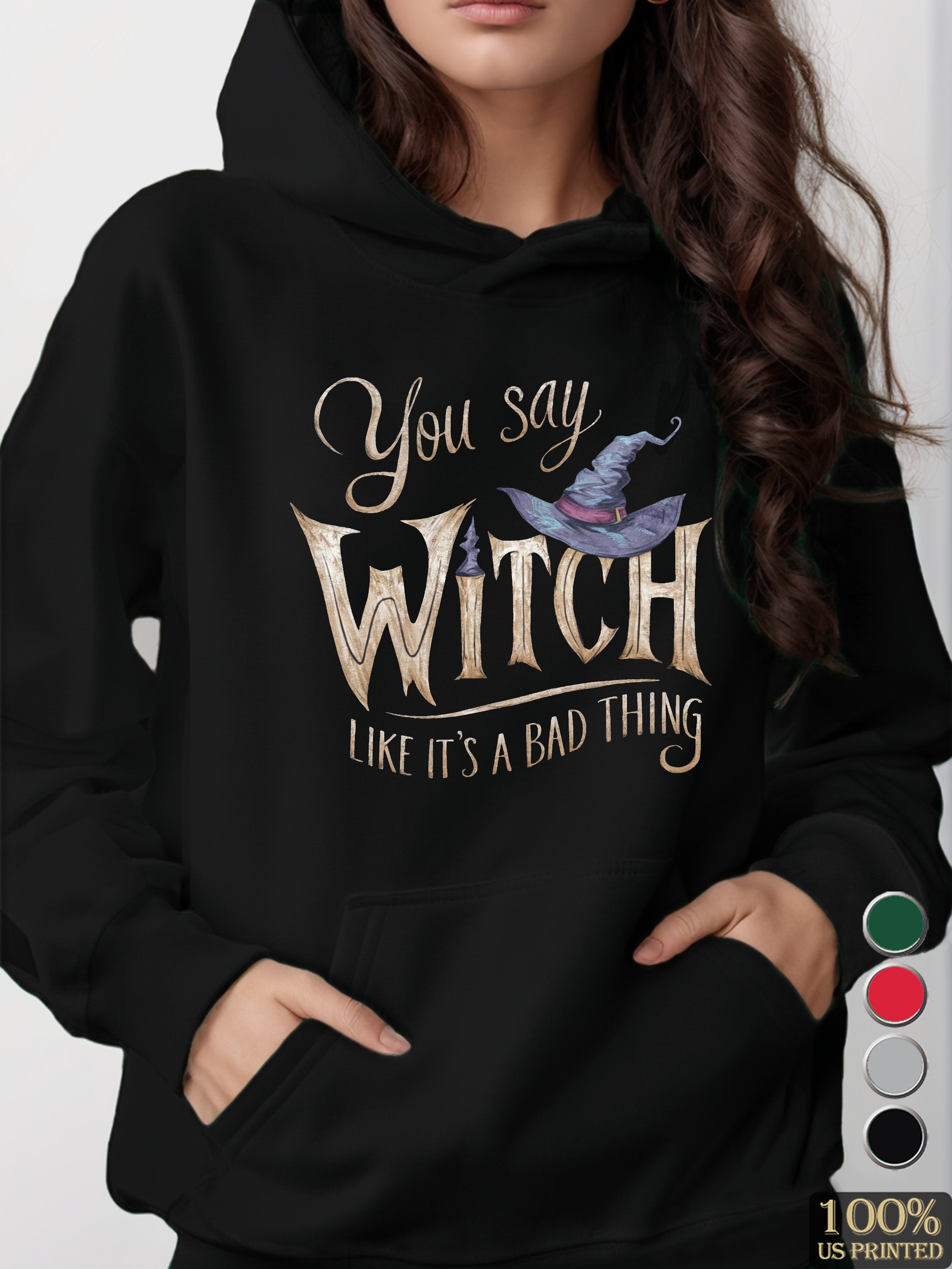 graphic women's hooded sweatshirt