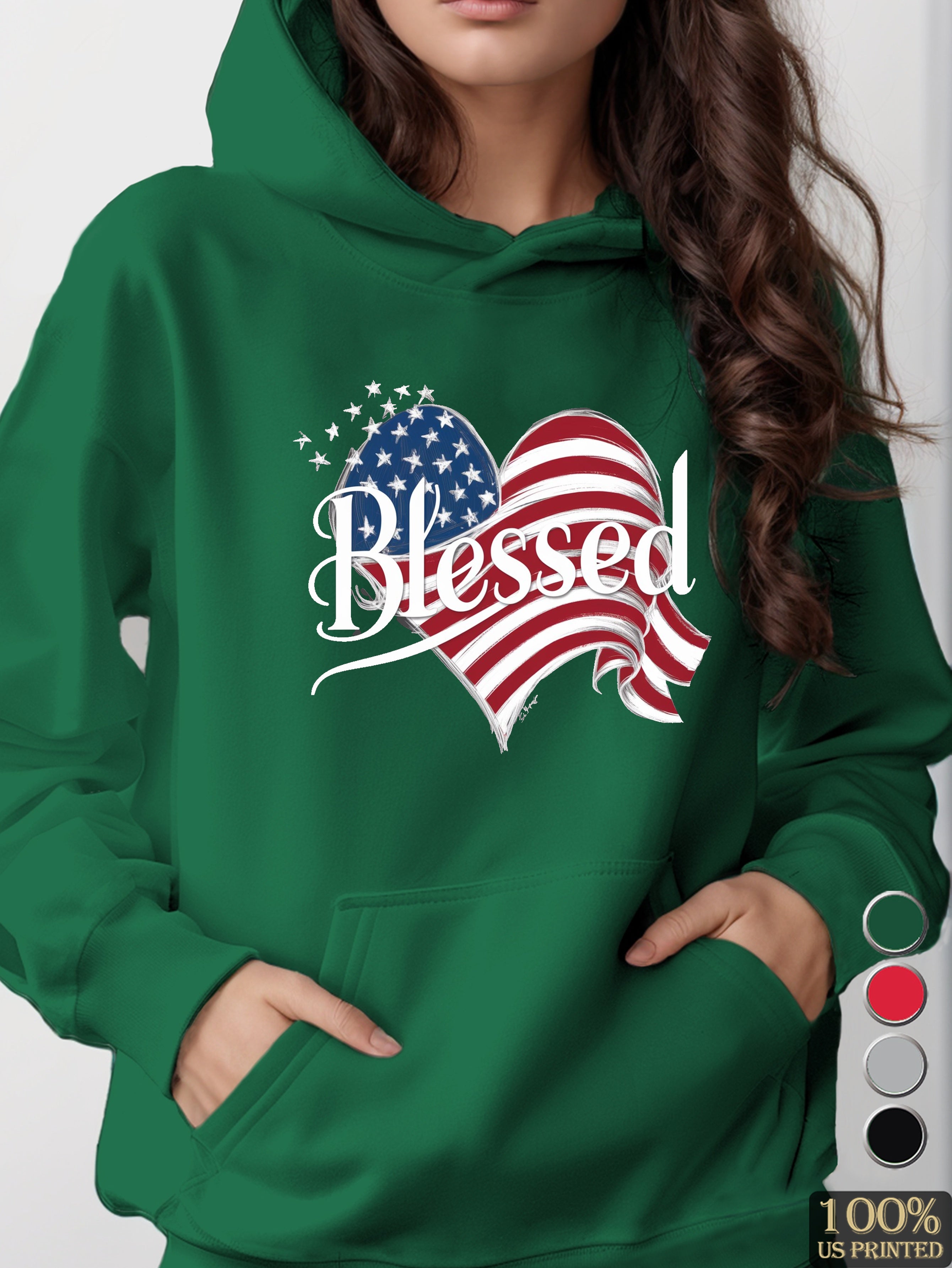 blessed women's hooded sweatshirt