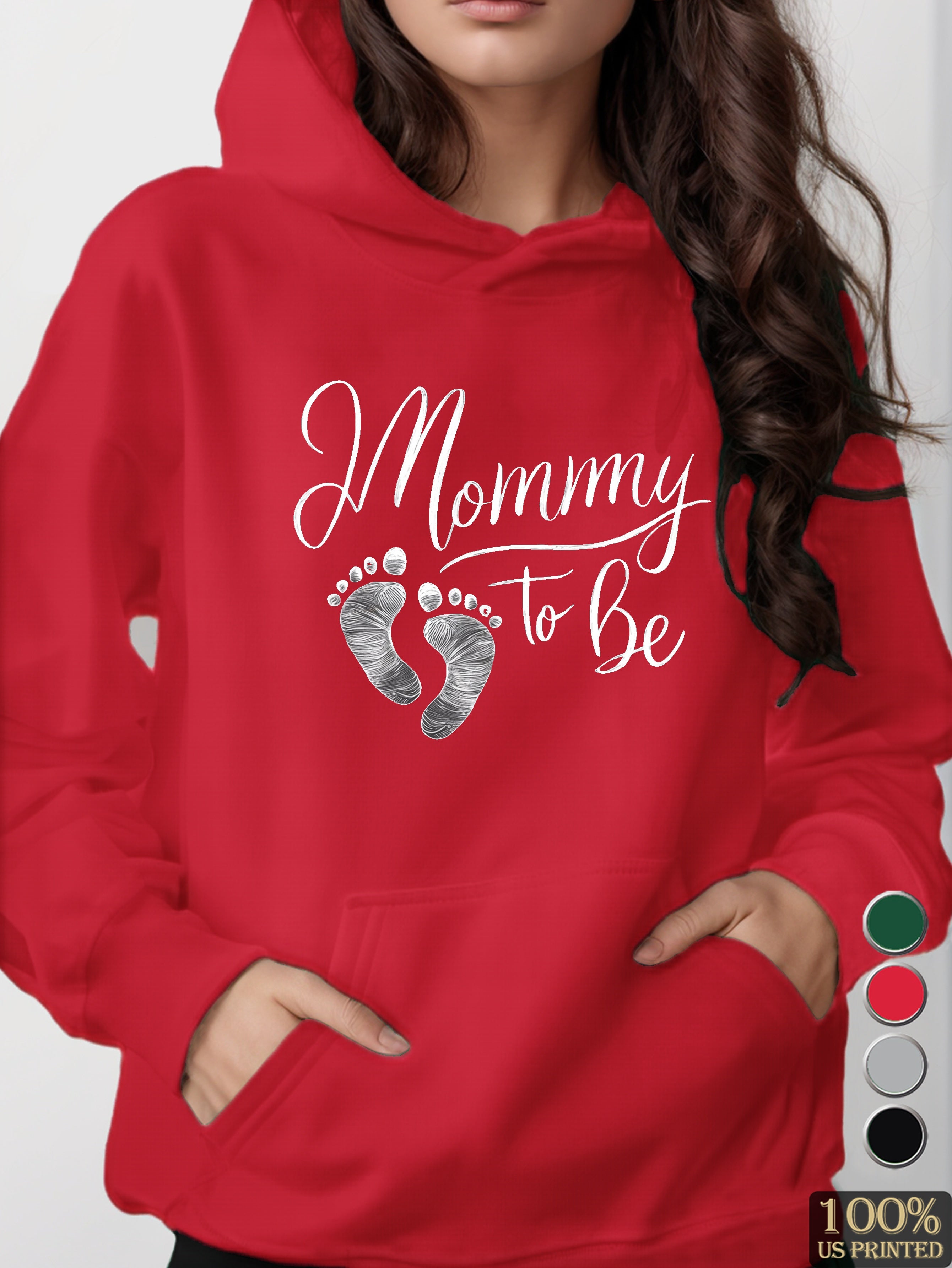 Mommy TO BE women's hooded sweatshirt