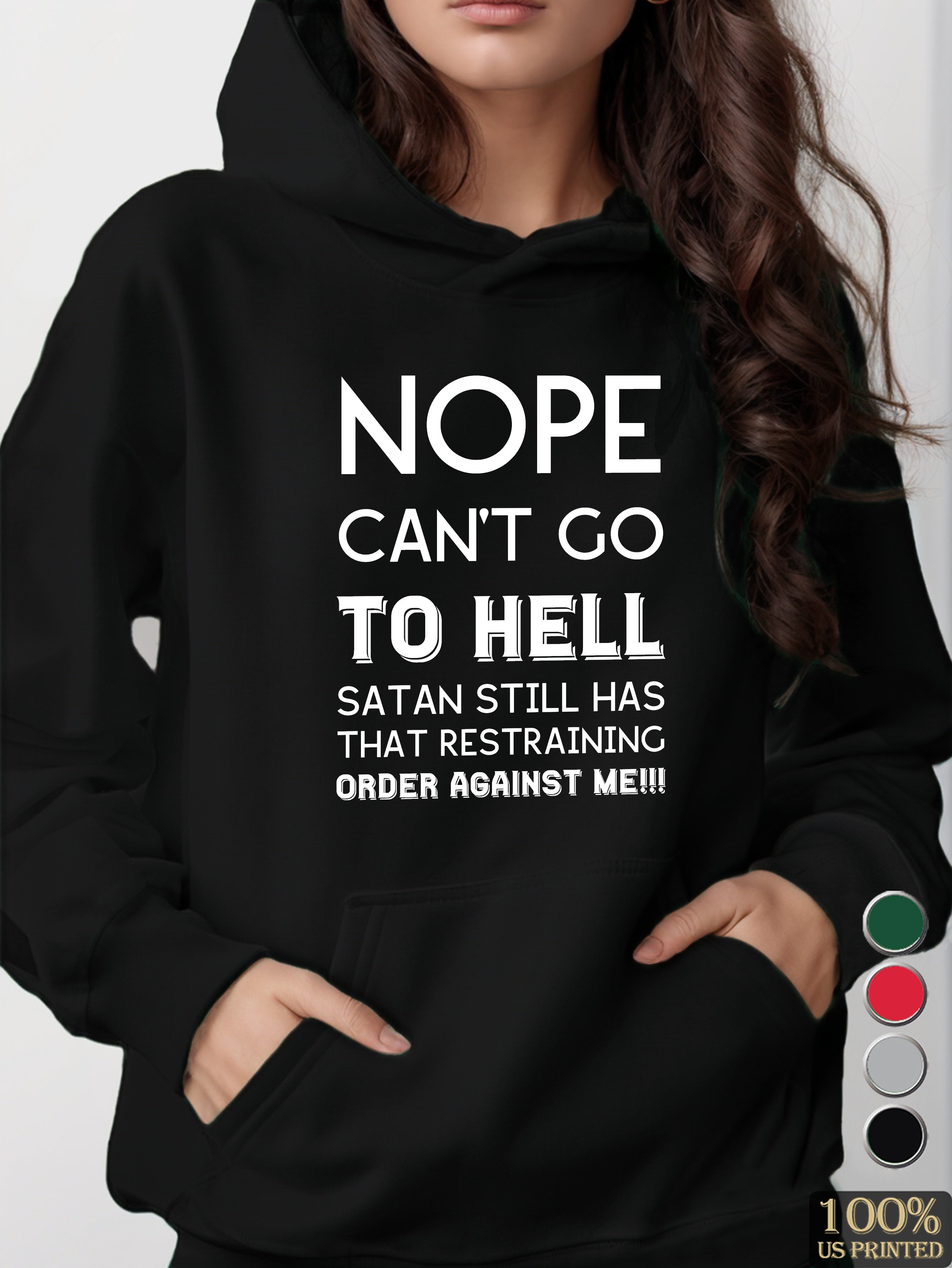 graphic women's hooded sweatshirt