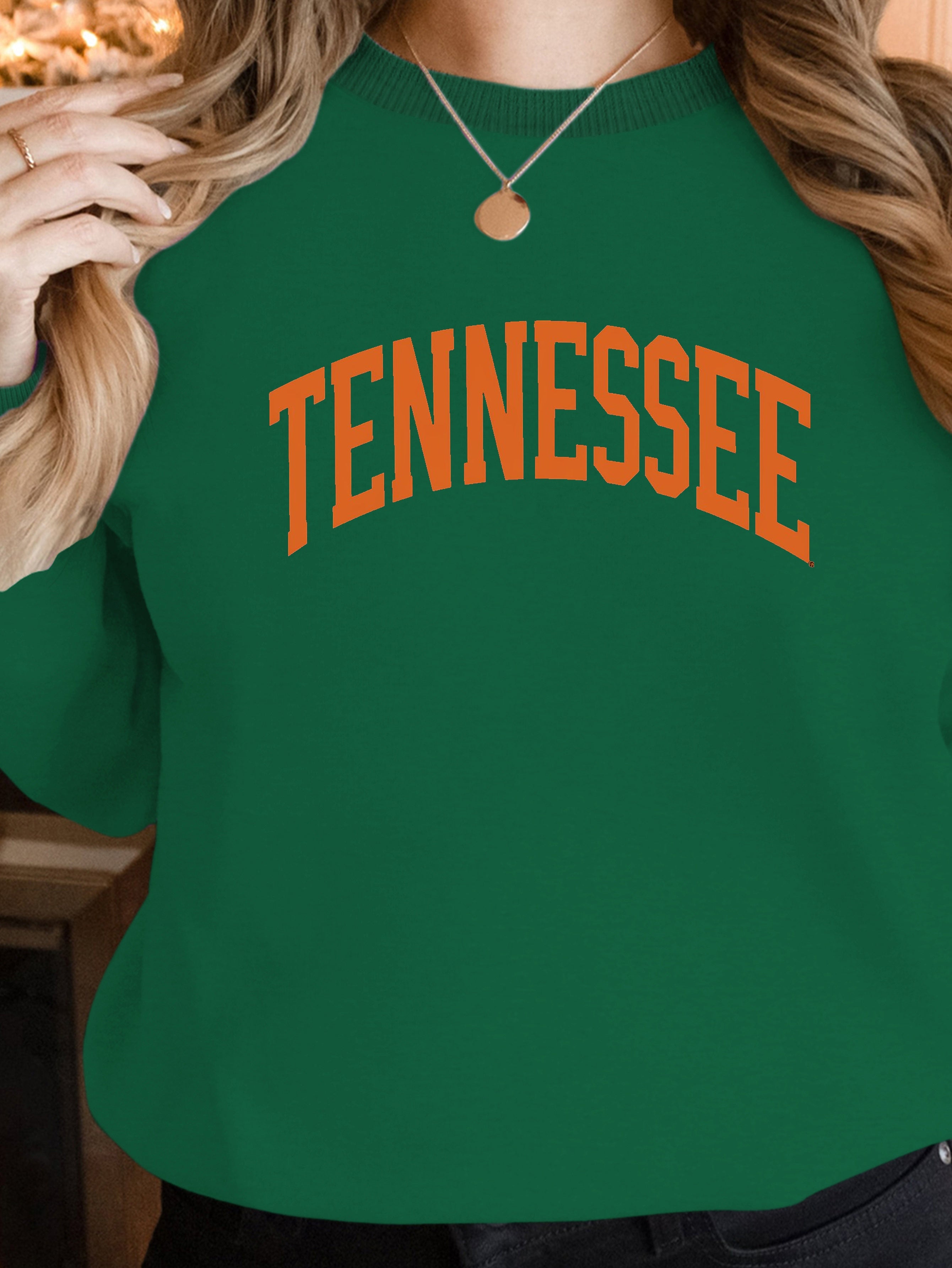 TENNESSEE typography illustration women's sweatshirts