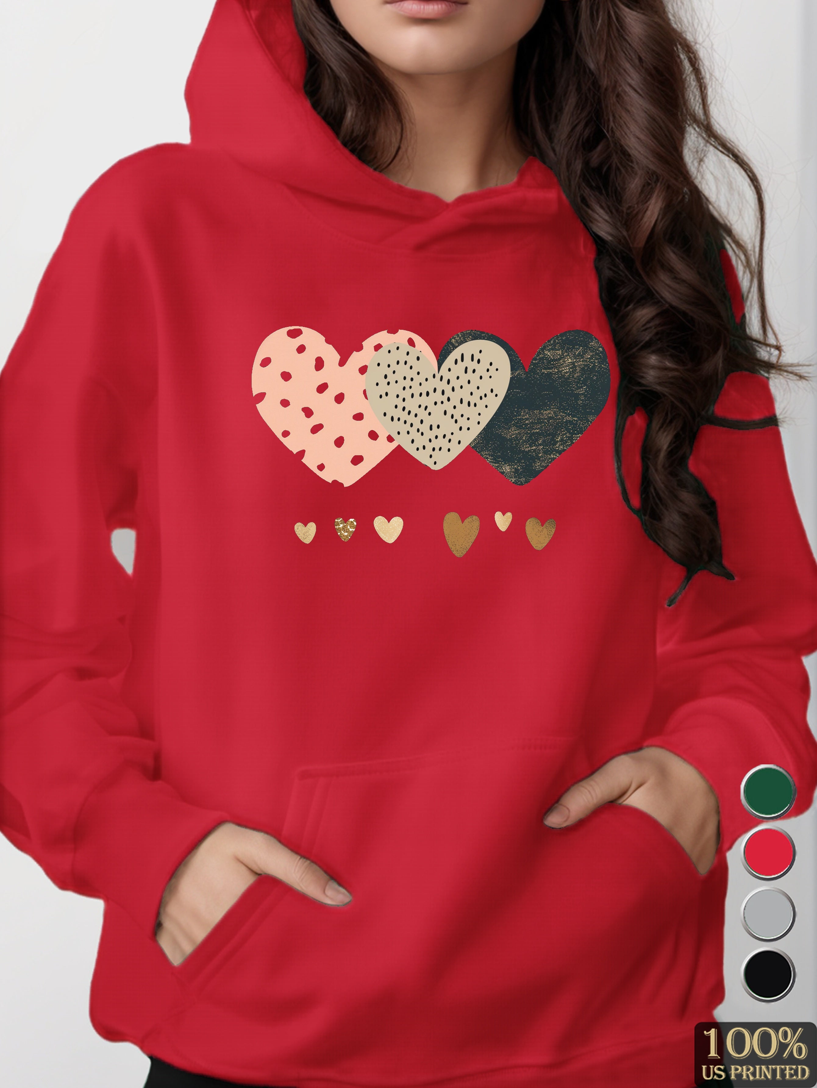 graphic women's hooded sweatshirt