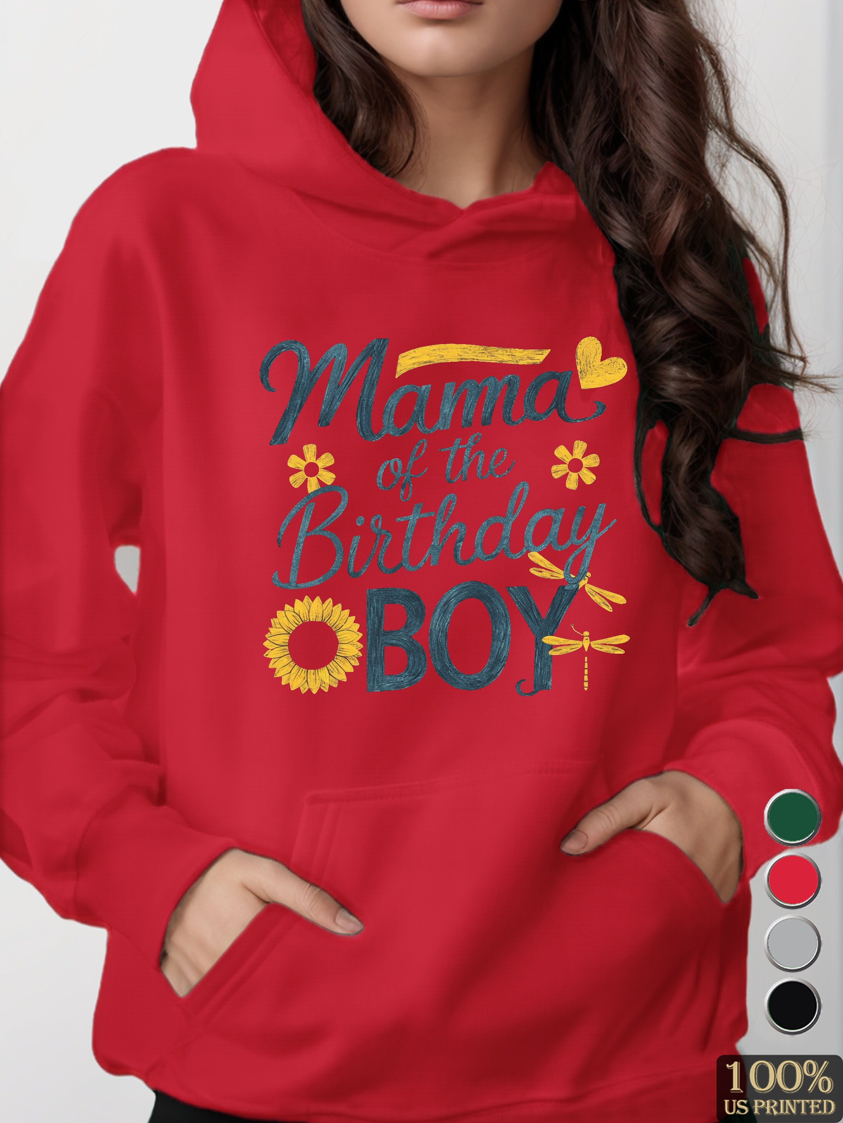 graphic women's hooded sweatshirt