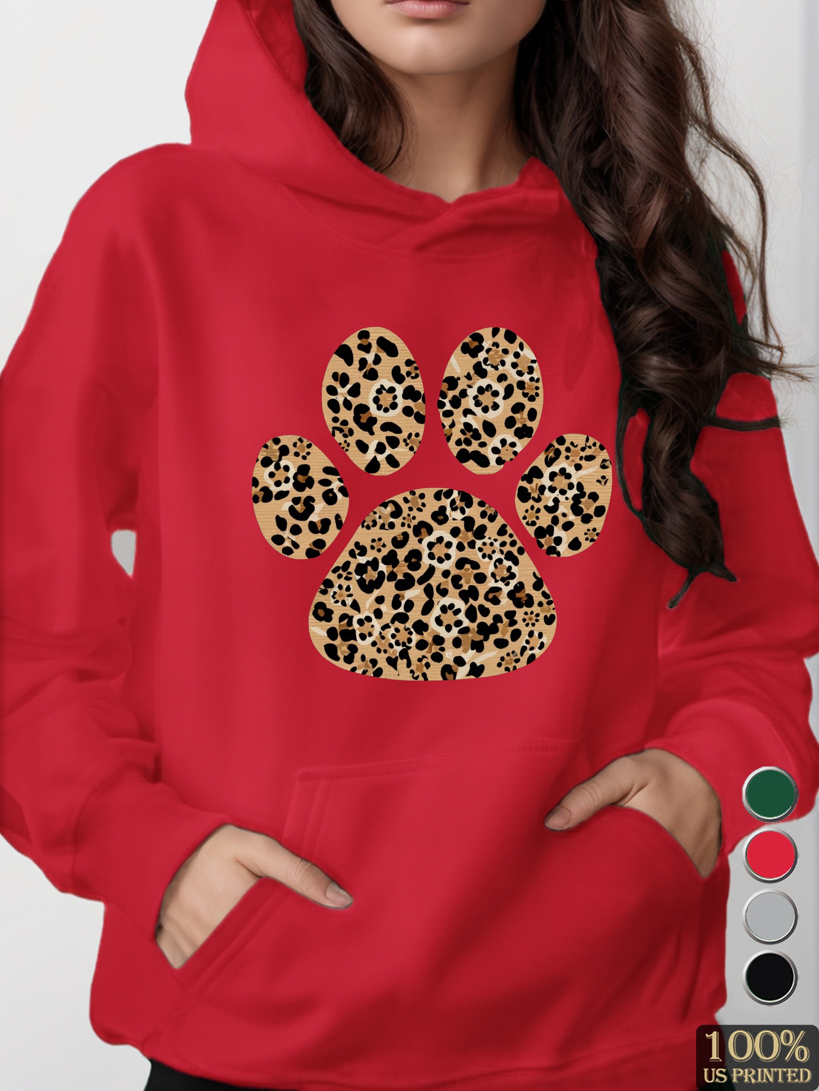 graphic women's hooded sweatshirt