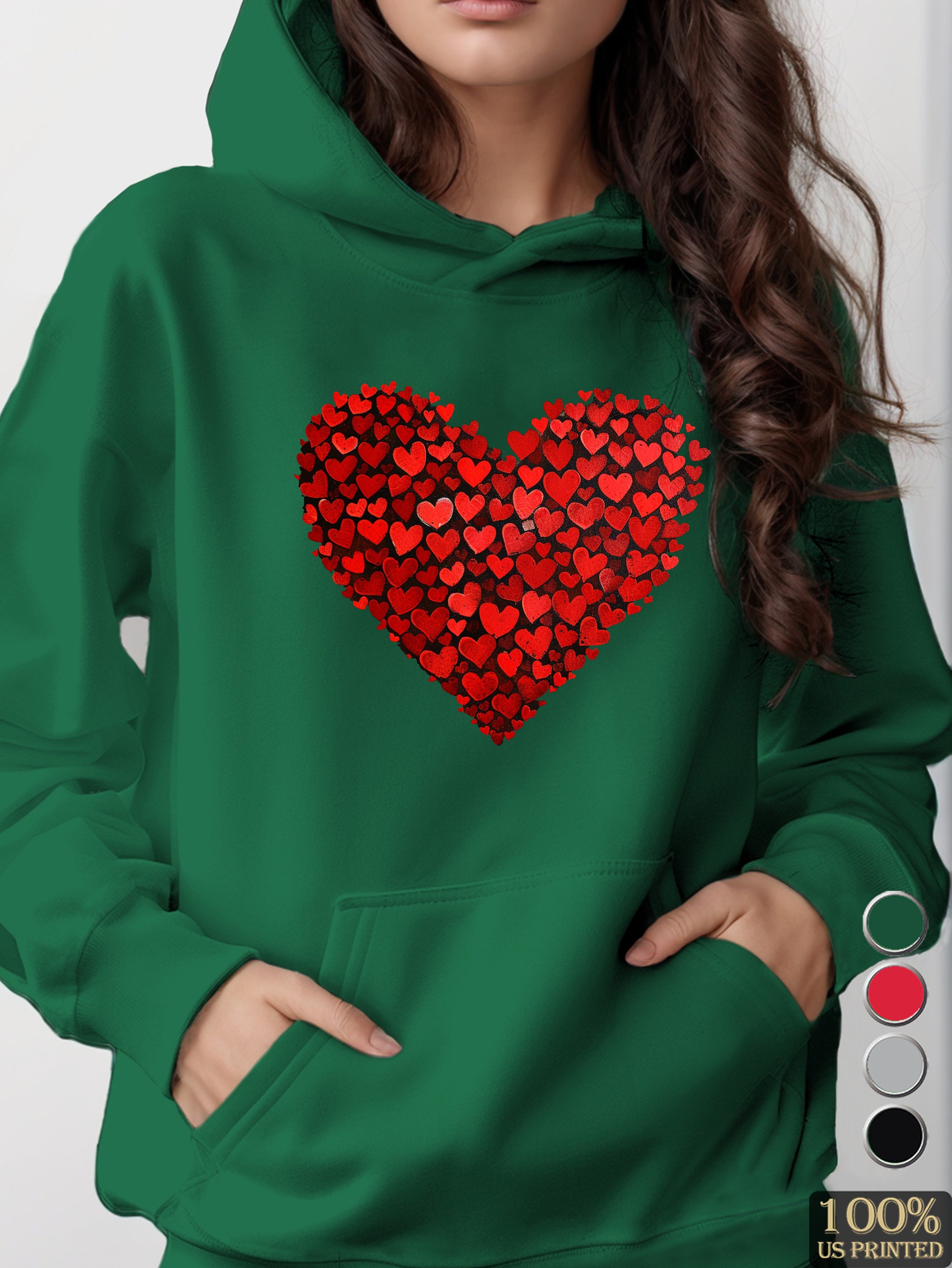 graphic women's hooded sweatshirt