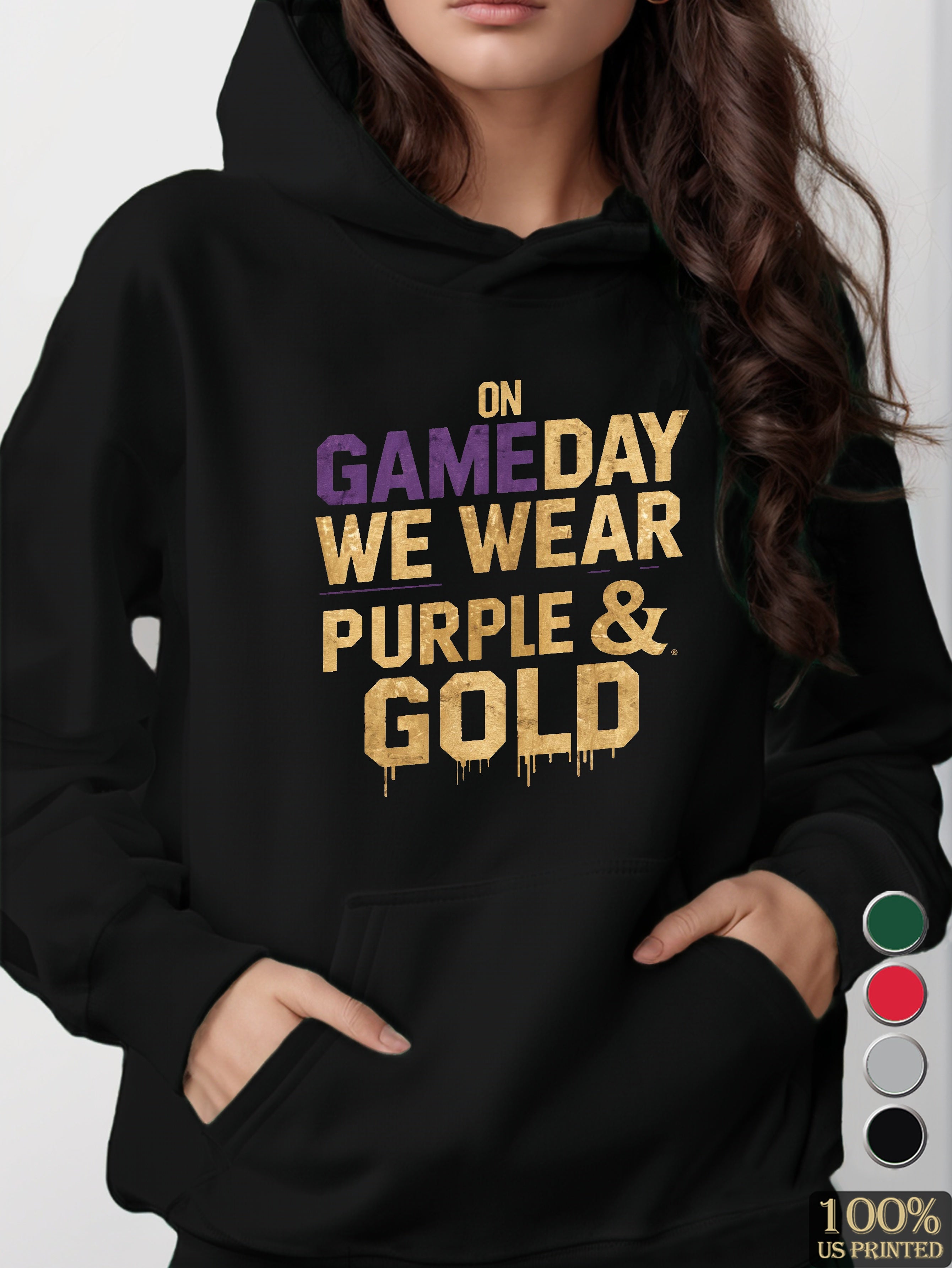 graphic women's hooded sweatshirt