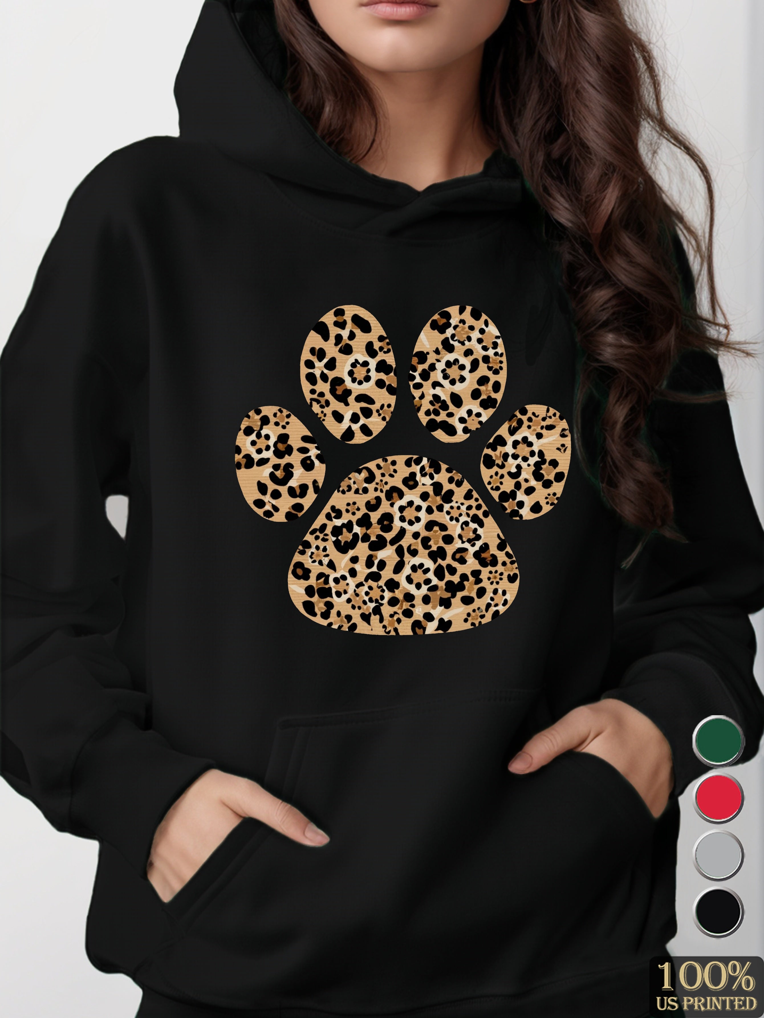 graphic women's hooded sweatshirt