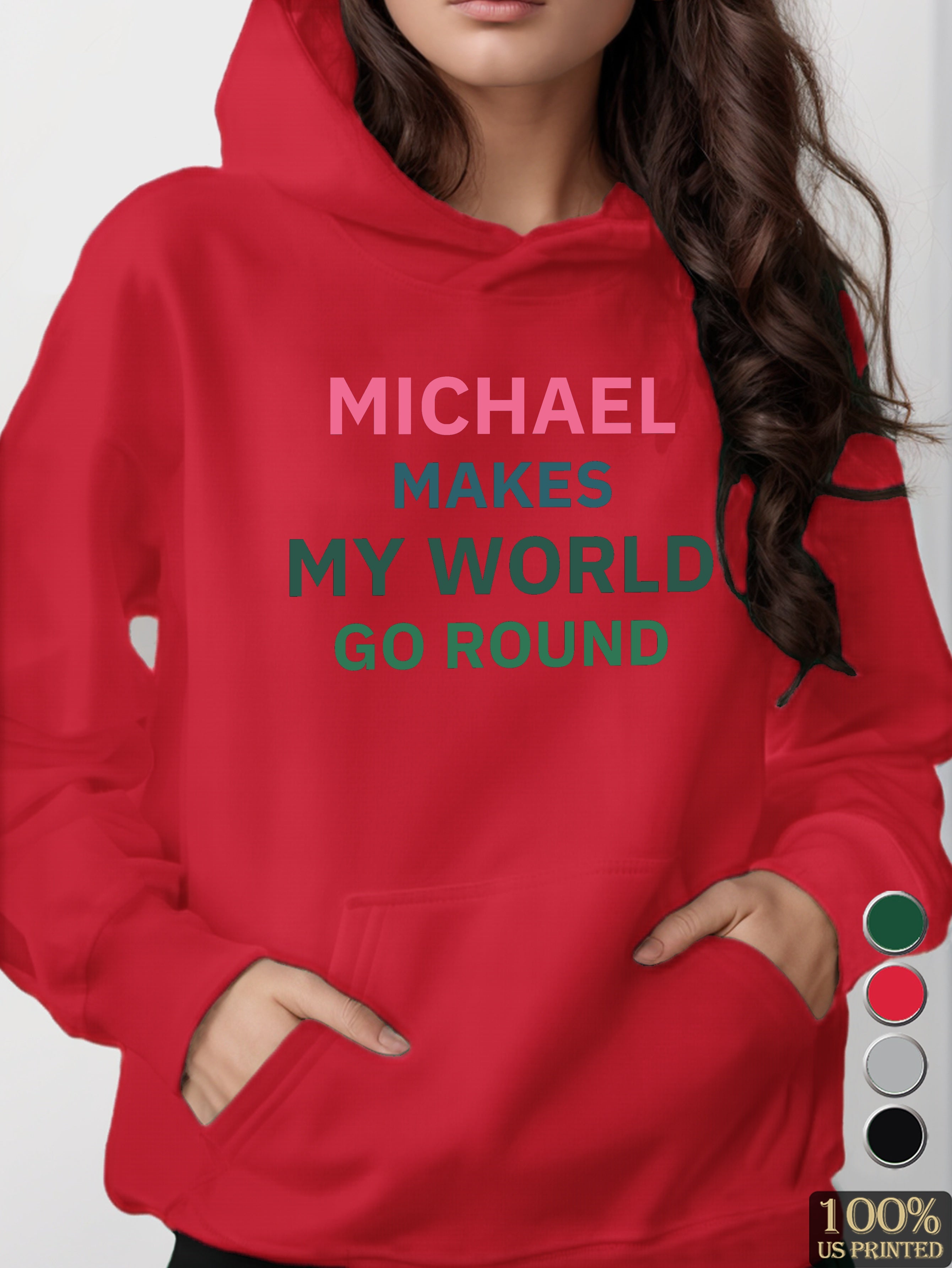 graphic women's hooded sweatshirt