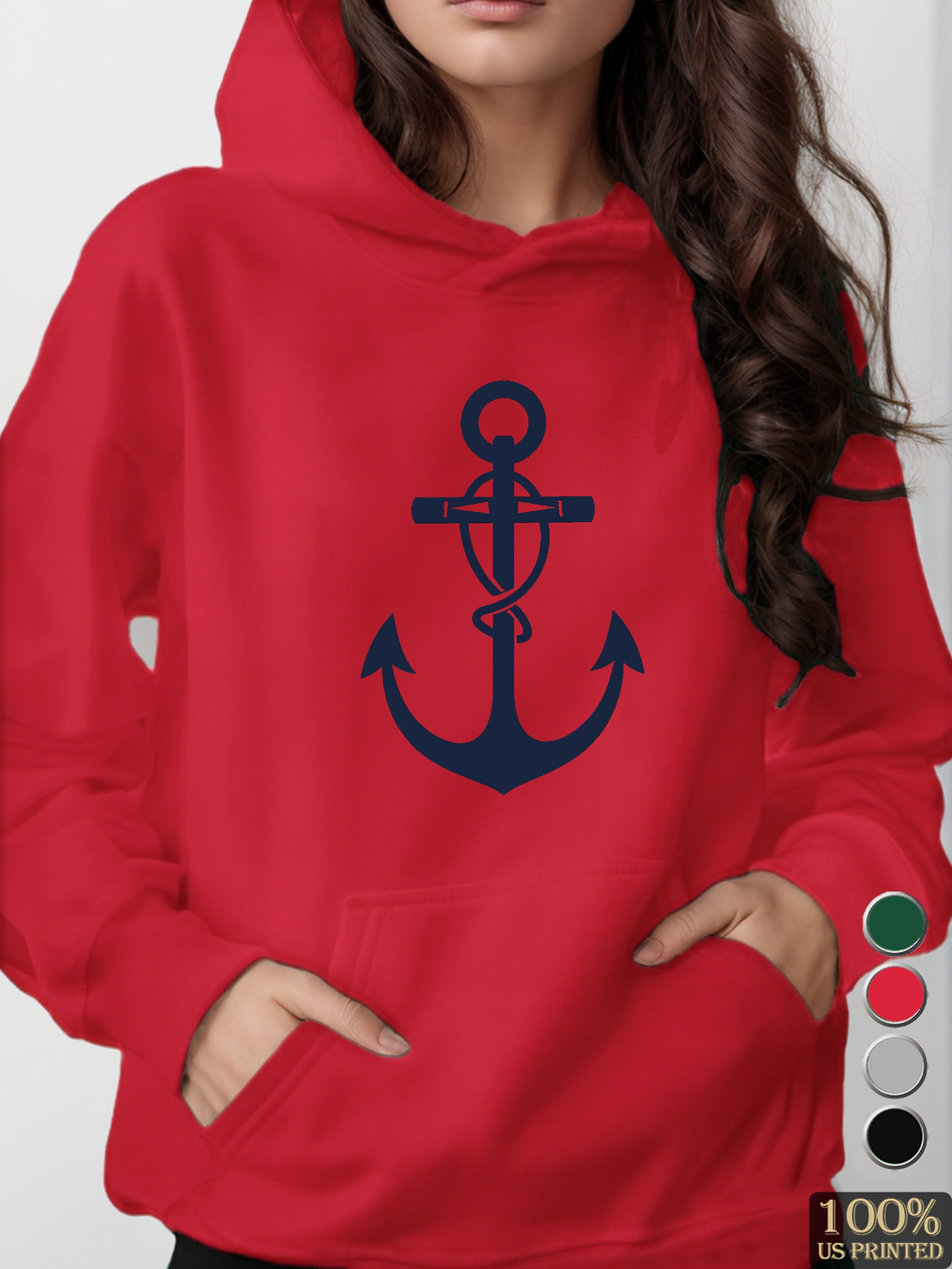 graphic women's hooded sweatshirt