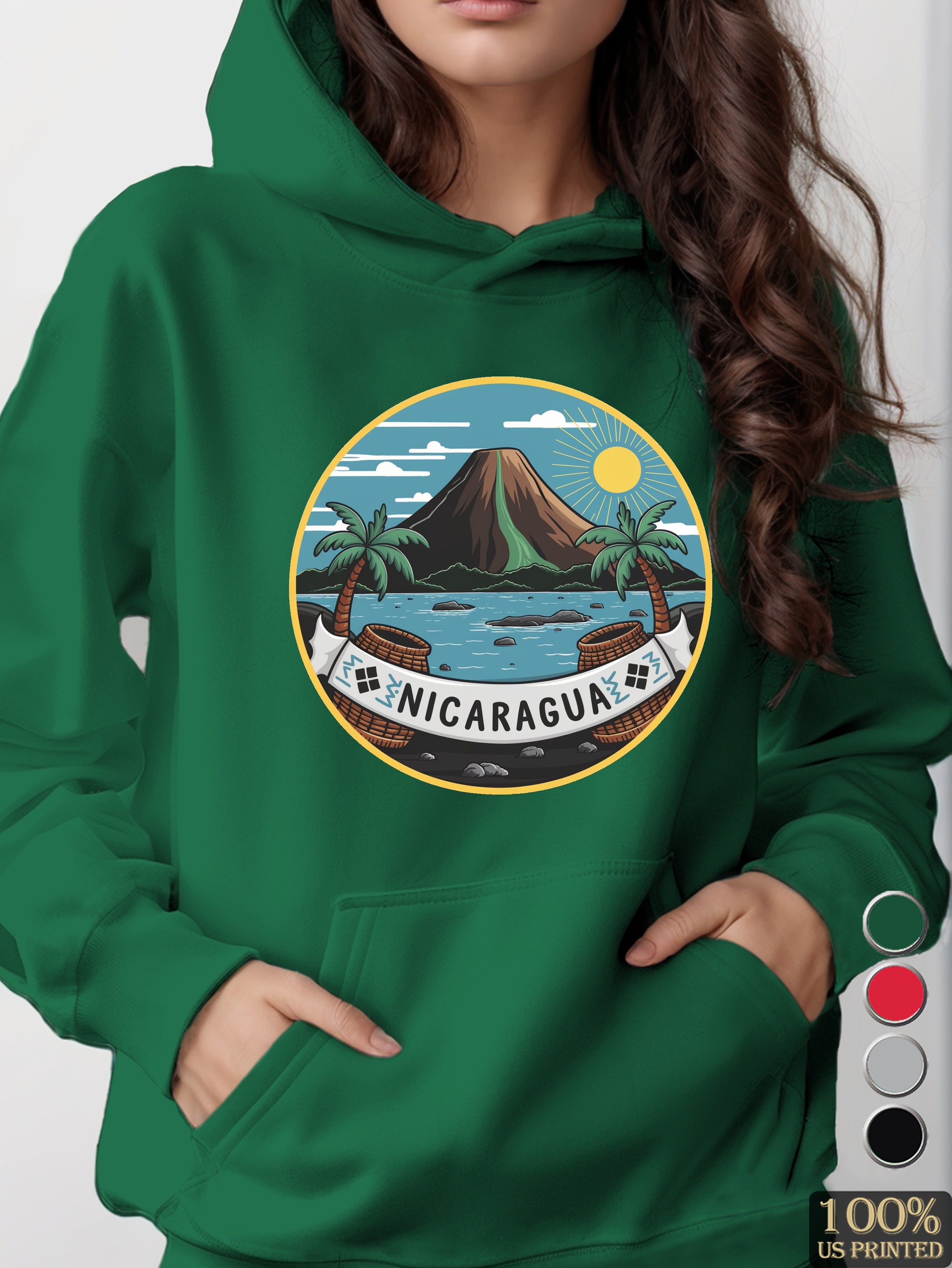 NICARAGUA women's hooded sweatshirt