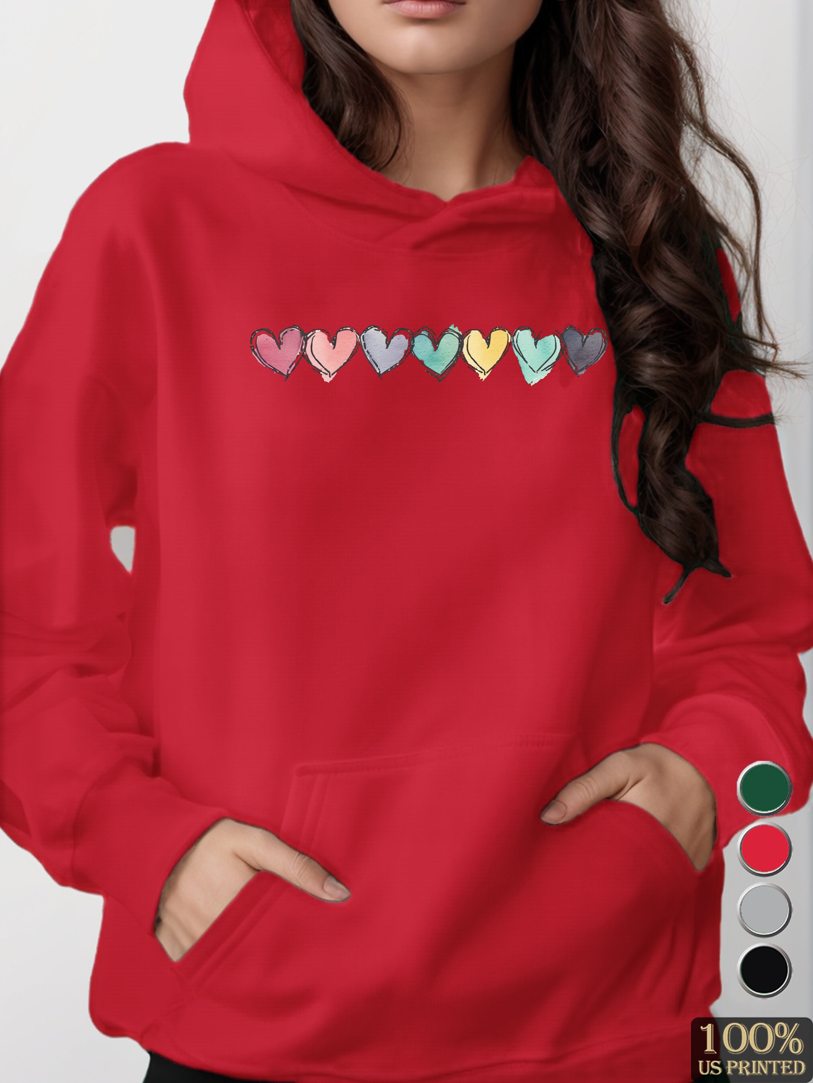 graphic women's hooded sweatshirt