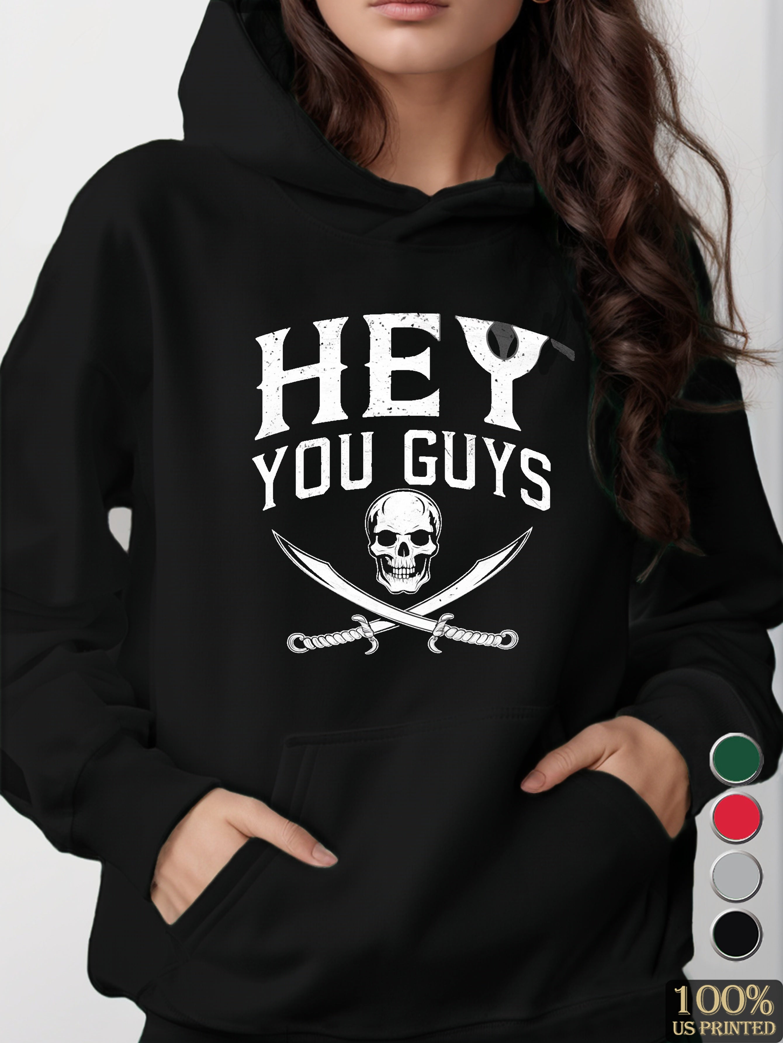 graphic women's hooded sweatshirt