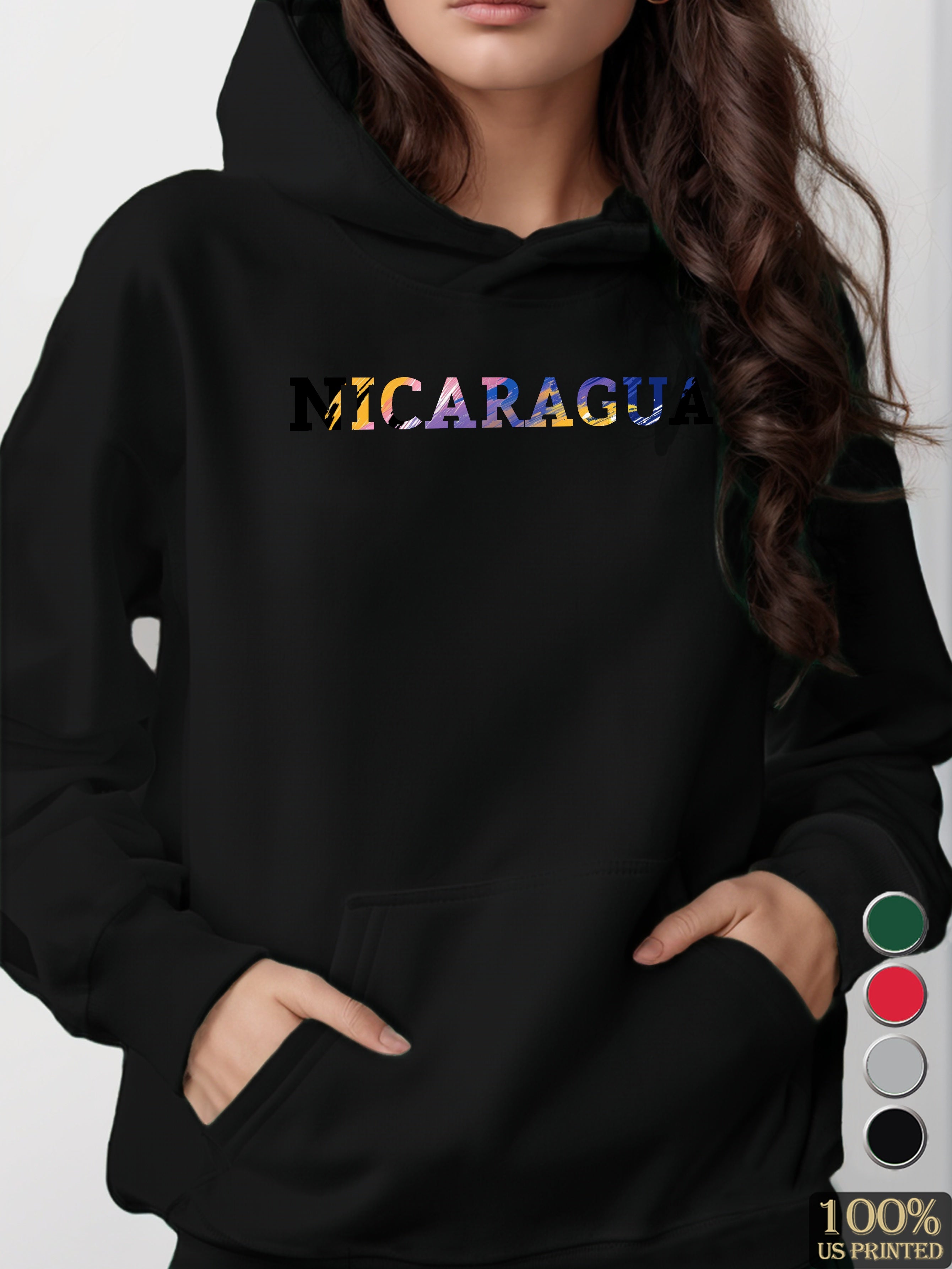 Nicaragua women's hooded sweatshirt