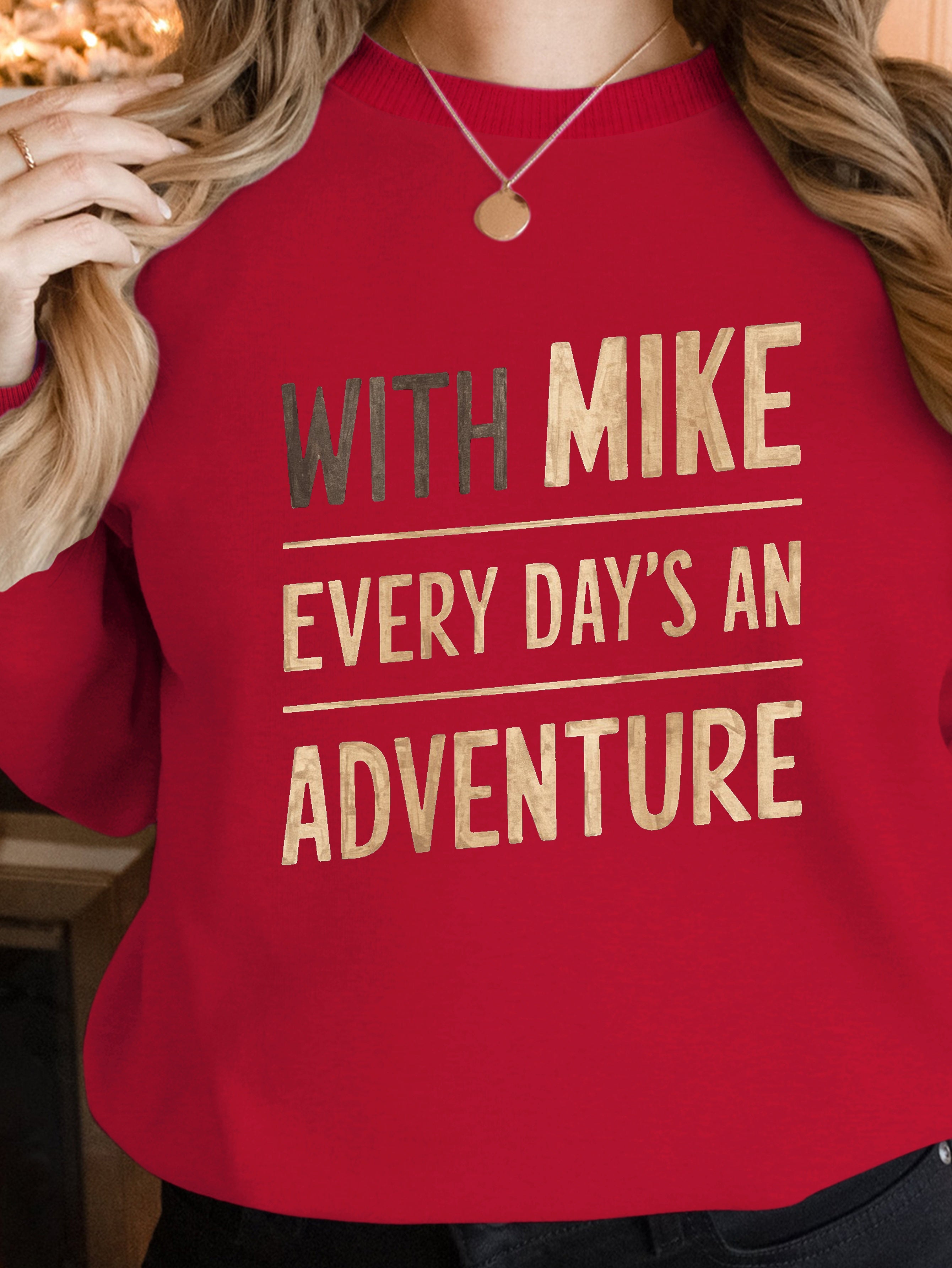 WITH MIKE women's sweatshirts