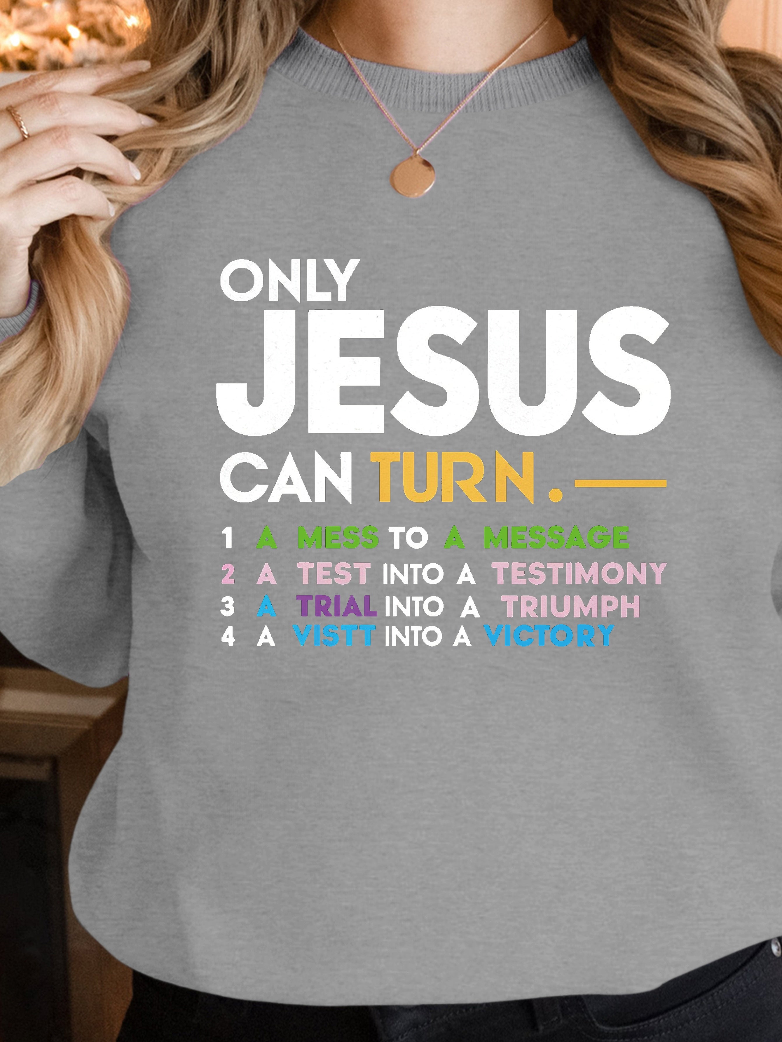 ONLY JESUS women's sweatshirts