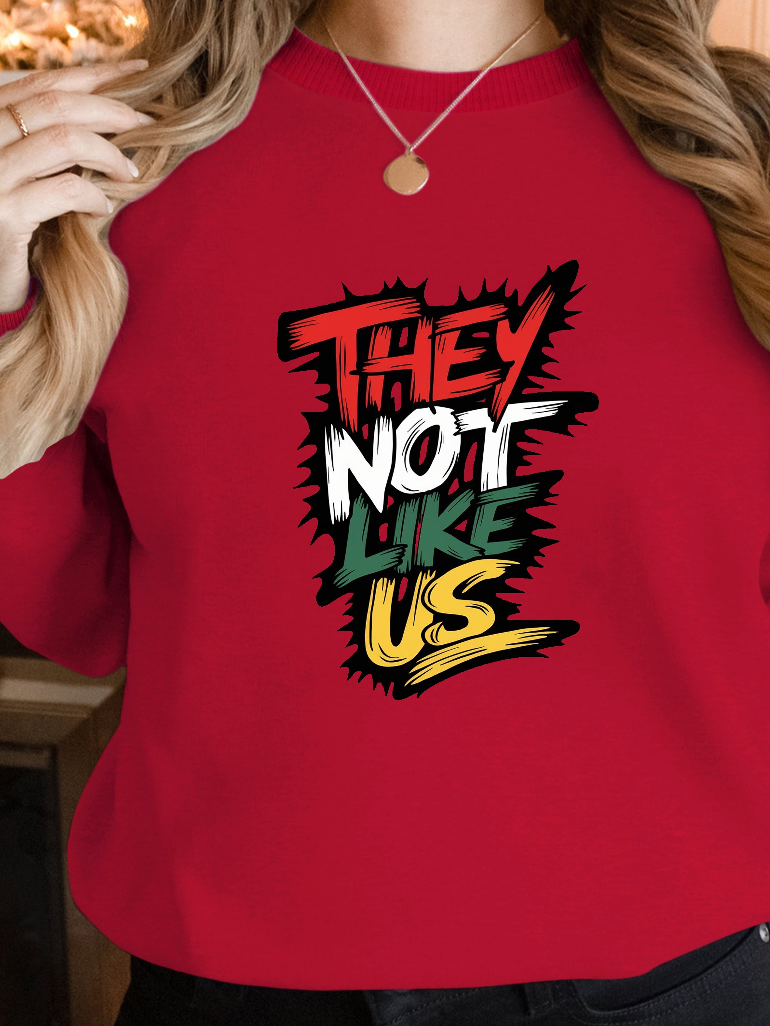 They not like us women's sweatshirts
