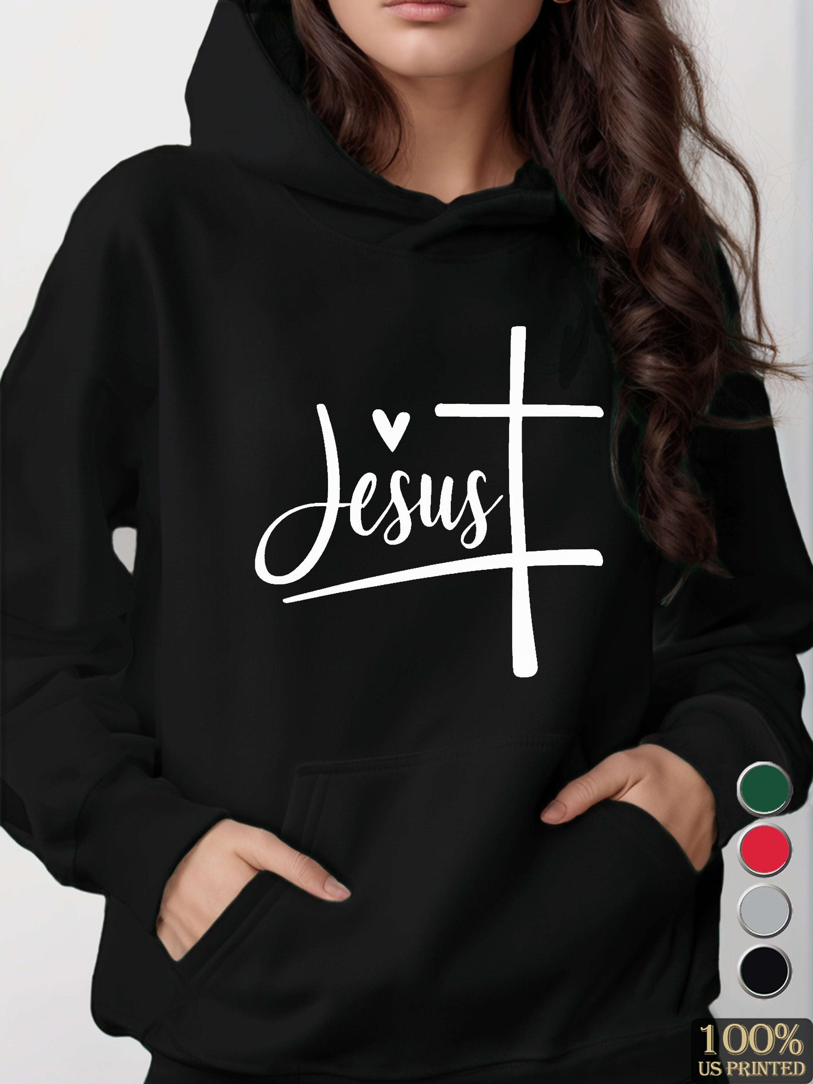 graphic women's hooded sweatshirt