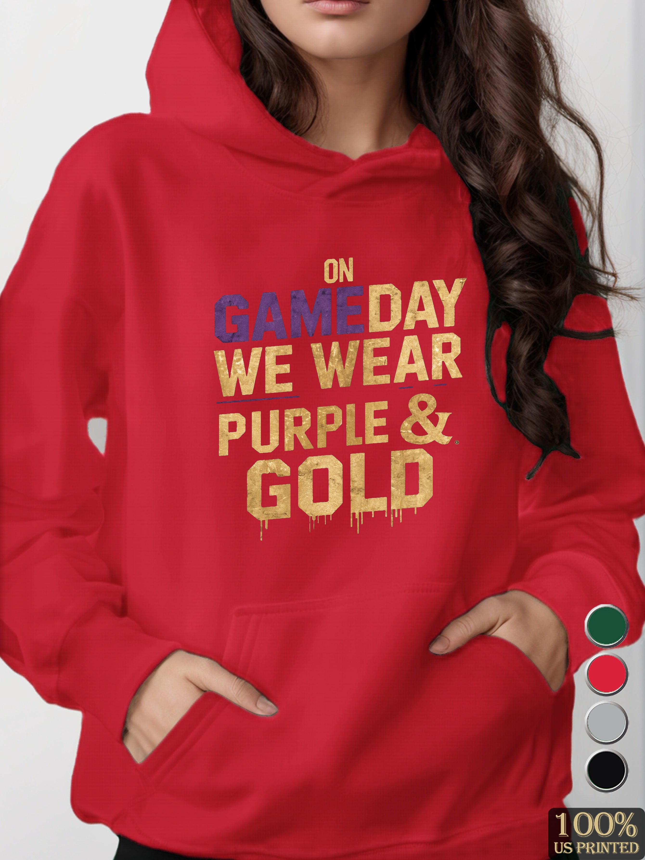graphic women's hooded sweatshirt