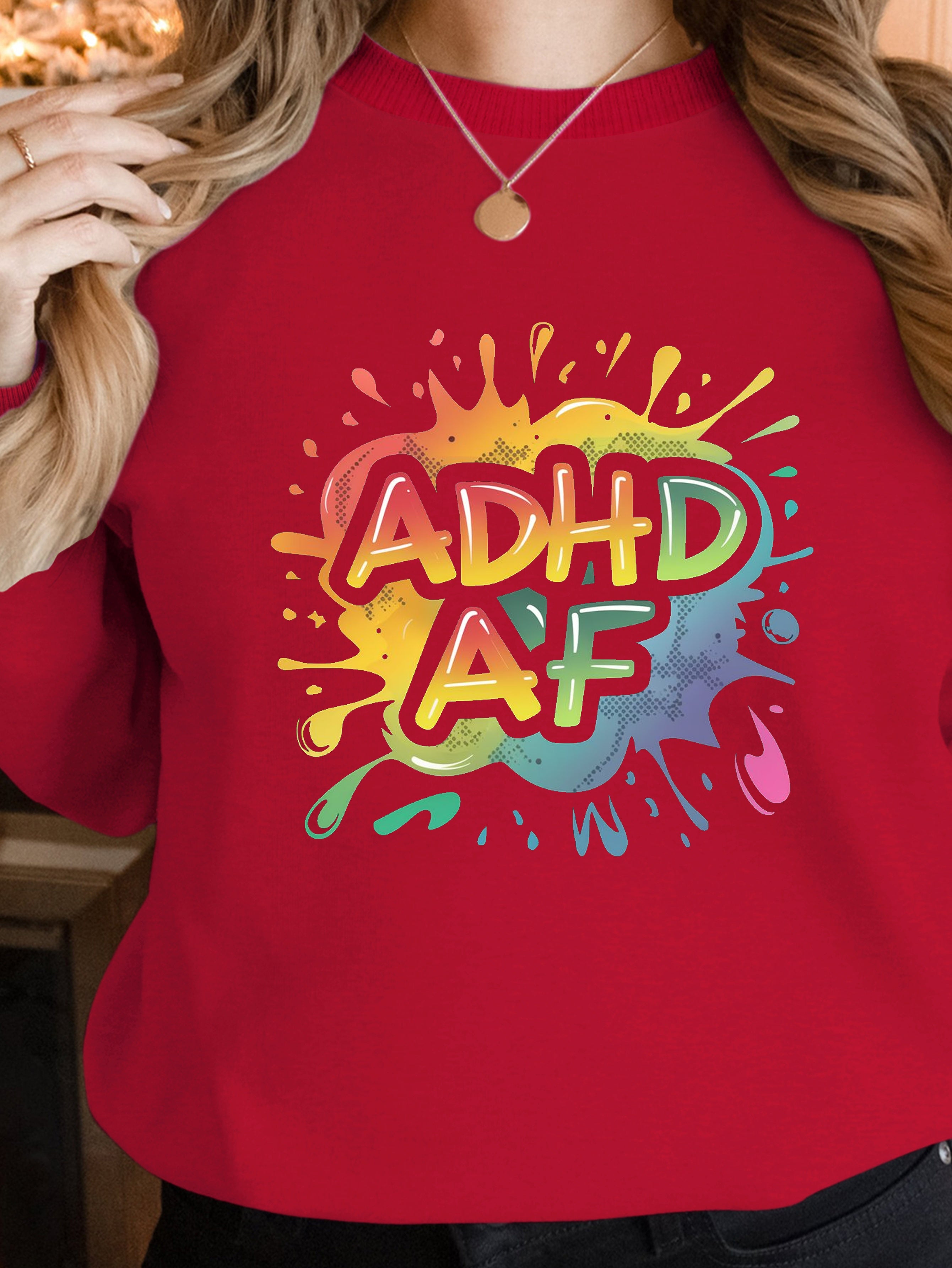 Vibrant ADHD Energy women's sweatshirts